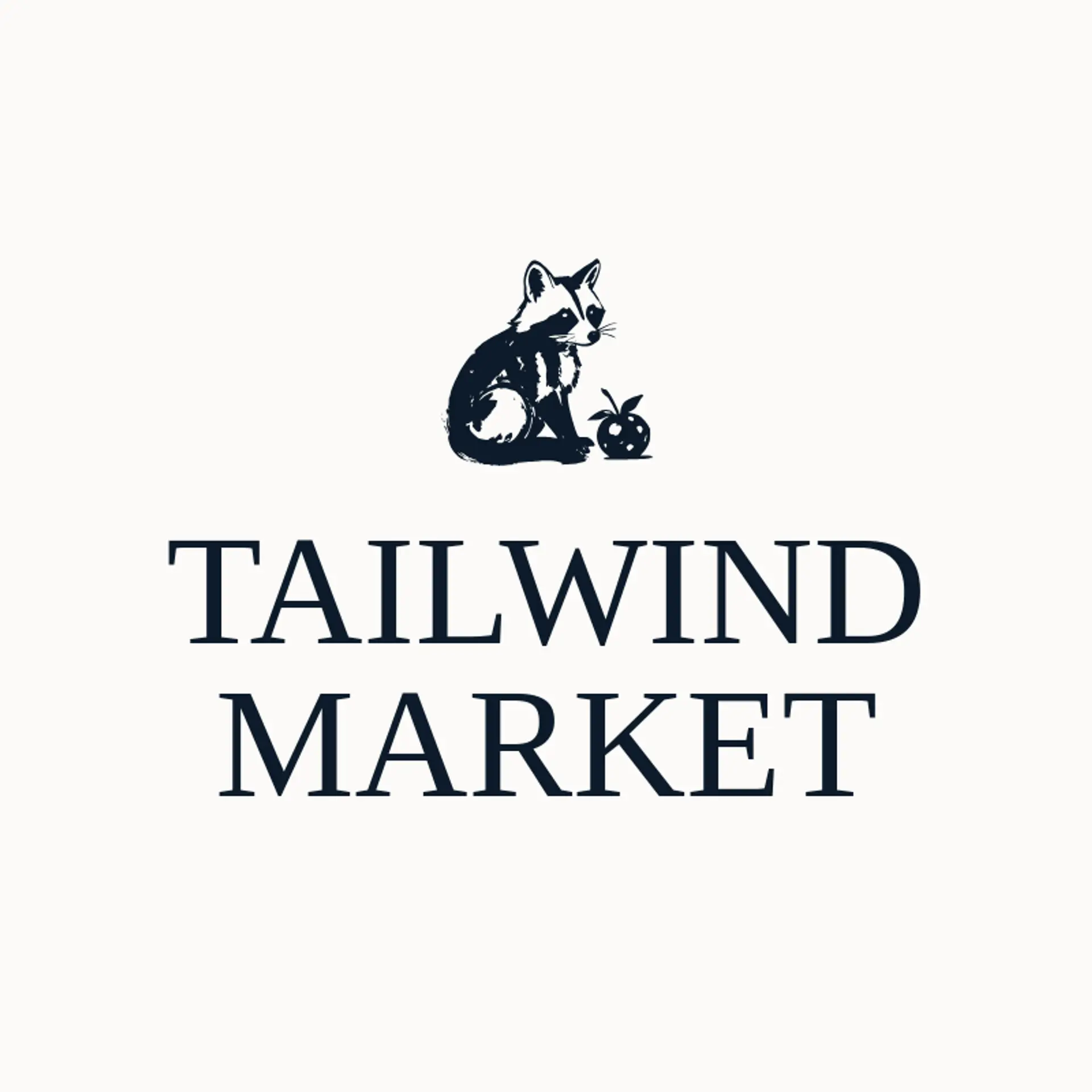Tailwind Market logo for raccoon