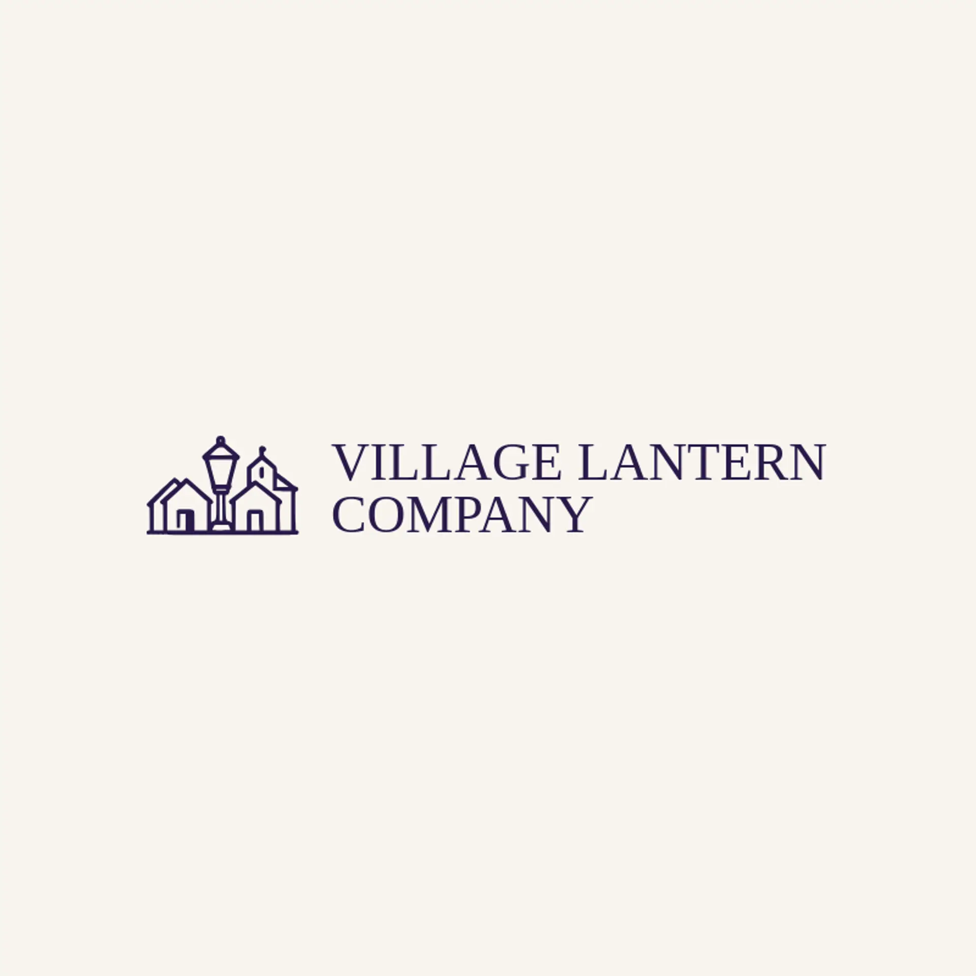 Village Lantern Company logo for village