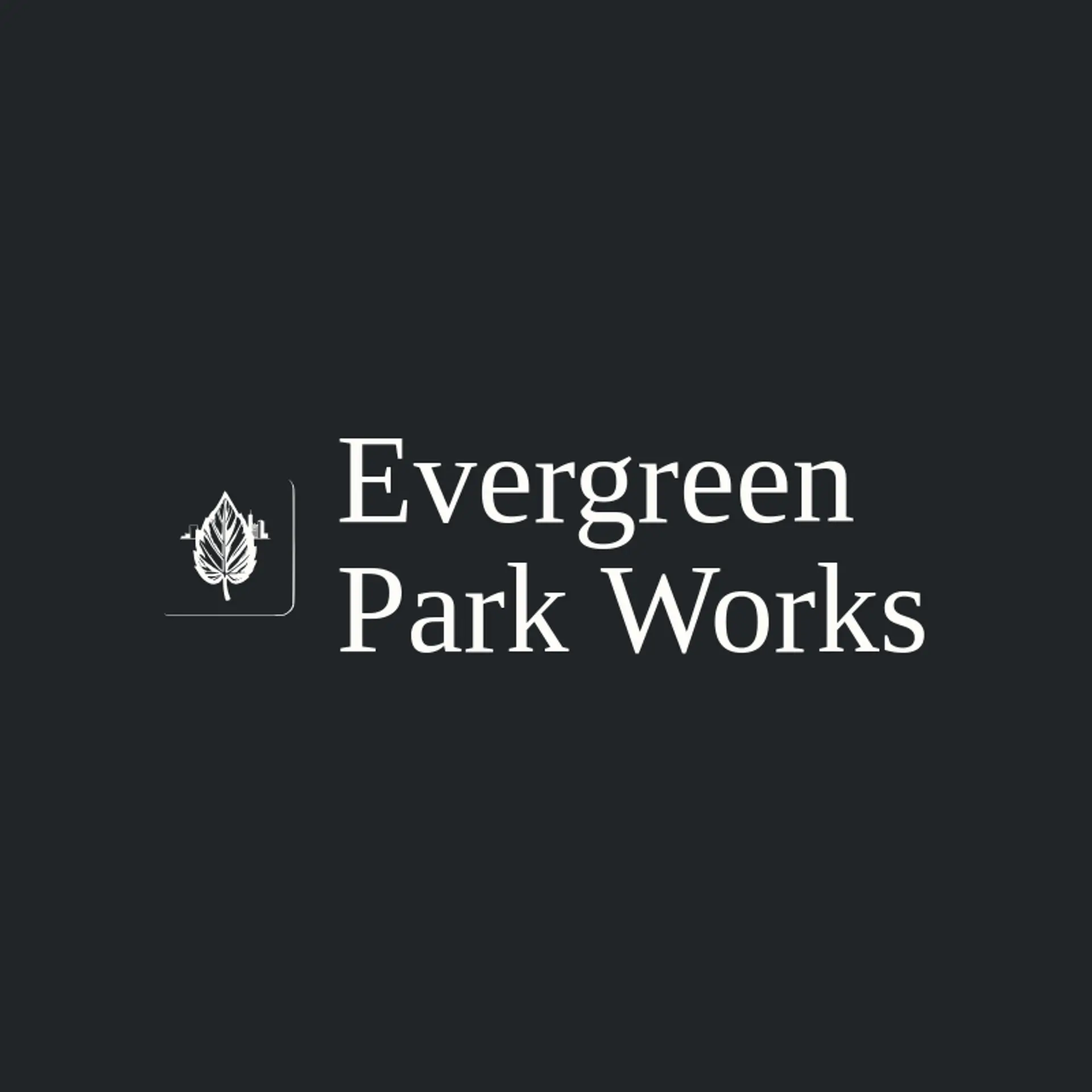 Evergreen Park Works logo for park