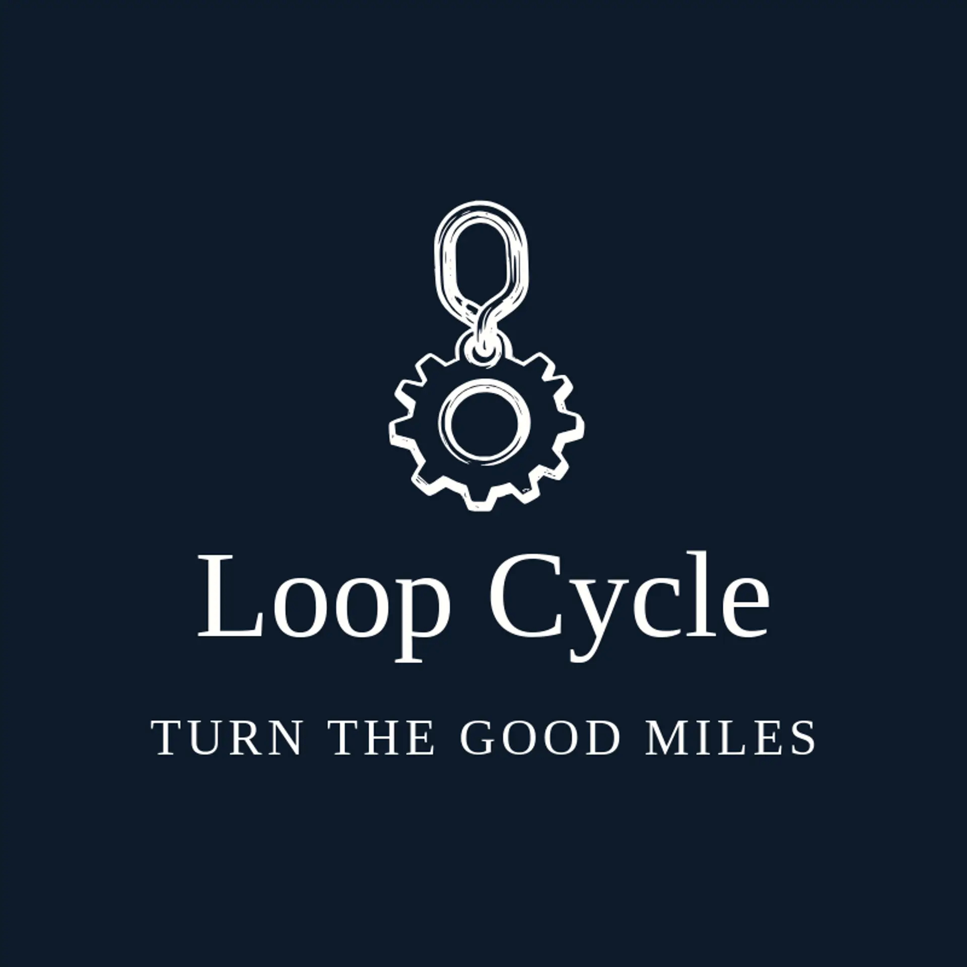 Loop Cycle logo for gear
