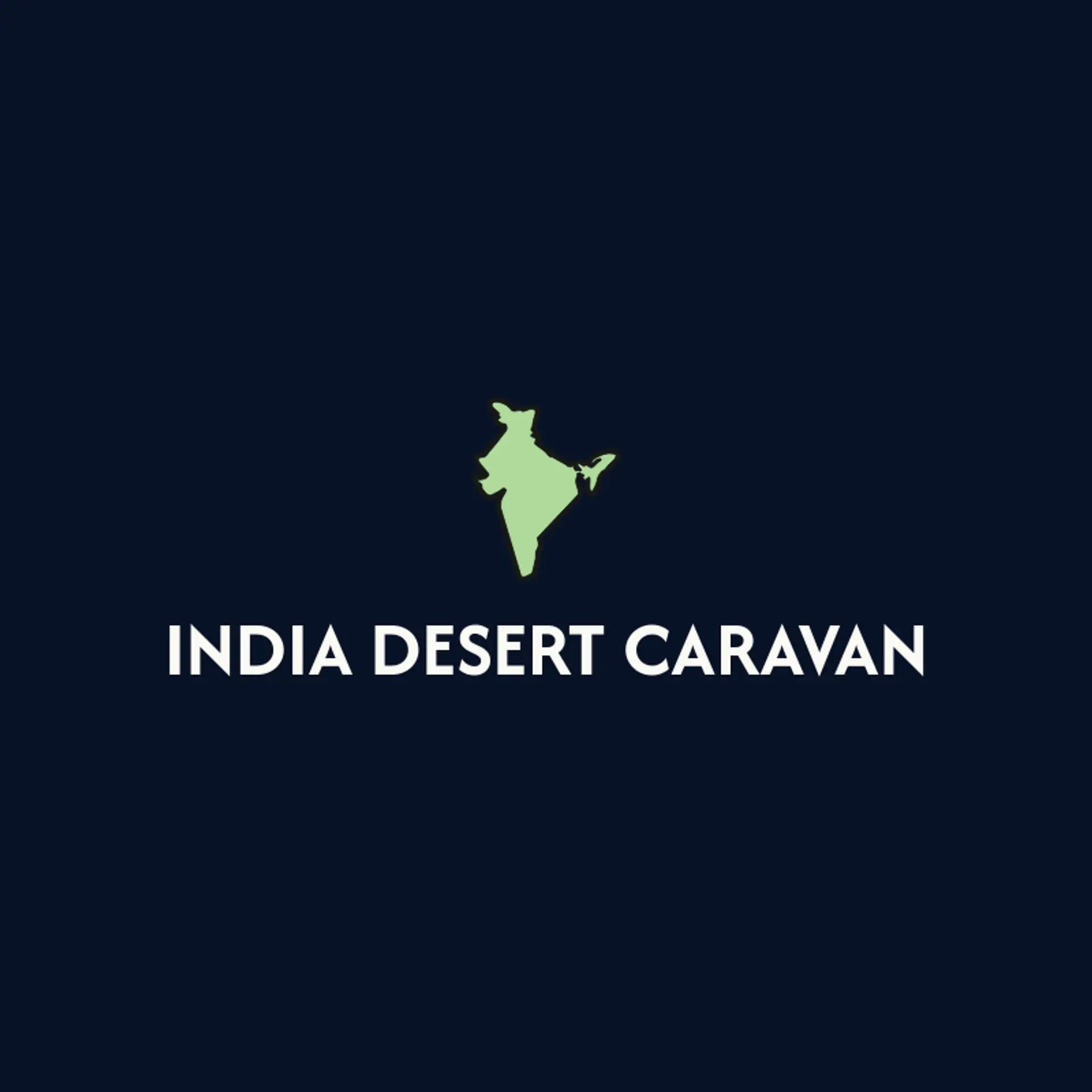 India Desert Caravan logo for india