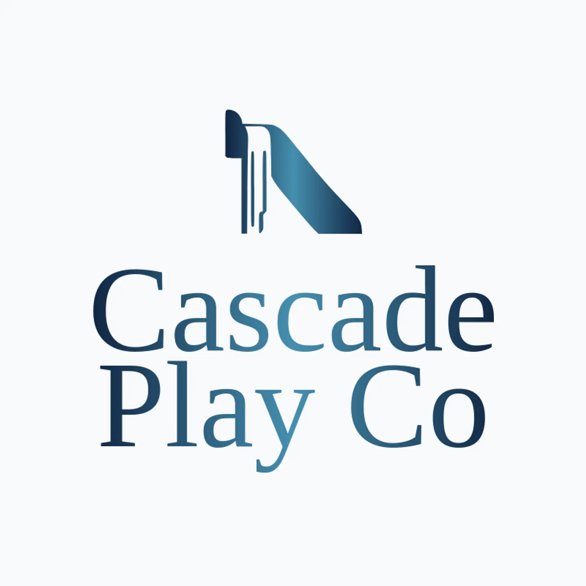 Cascade Play Co logo for water park