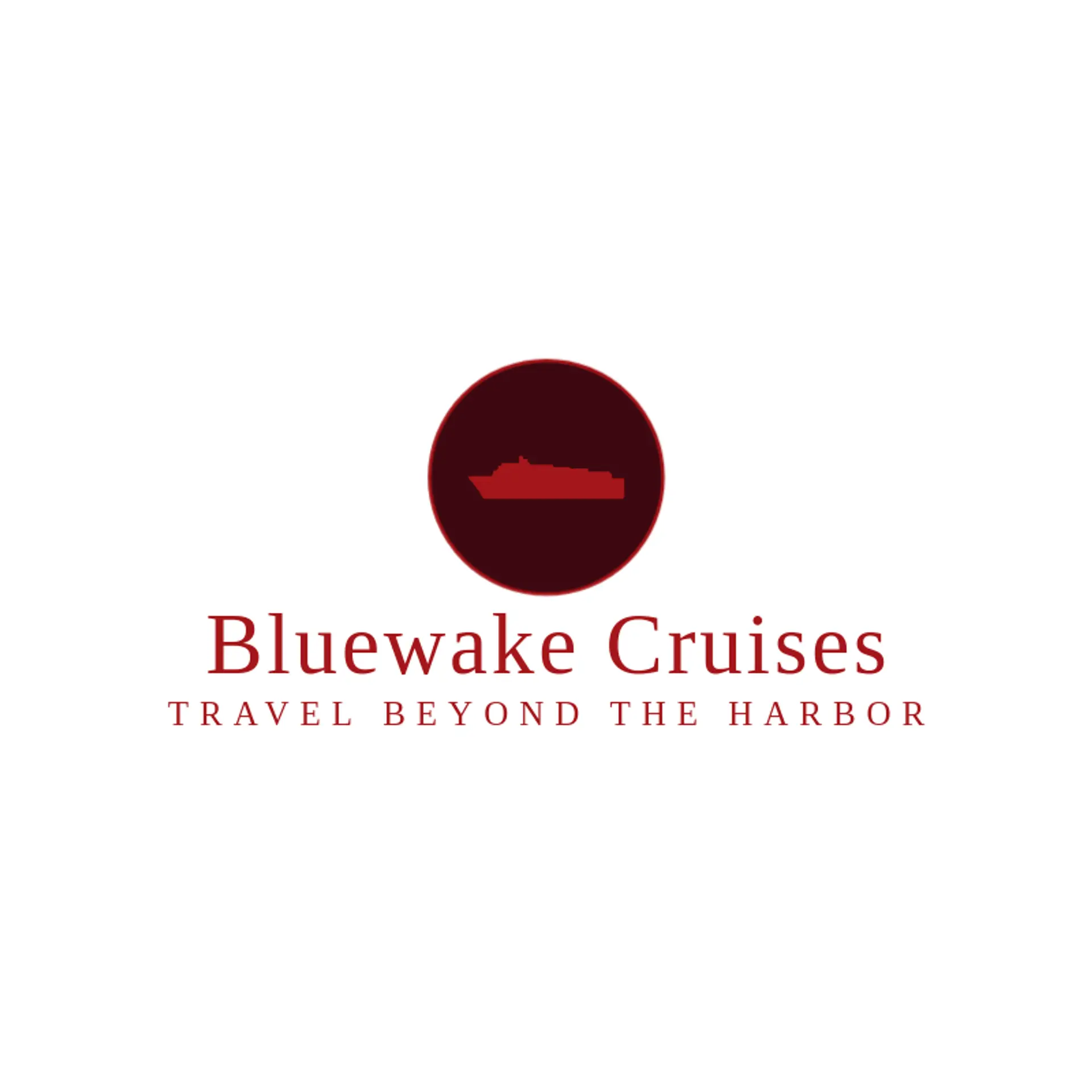 Bluewake Cruises logo for cruise ship