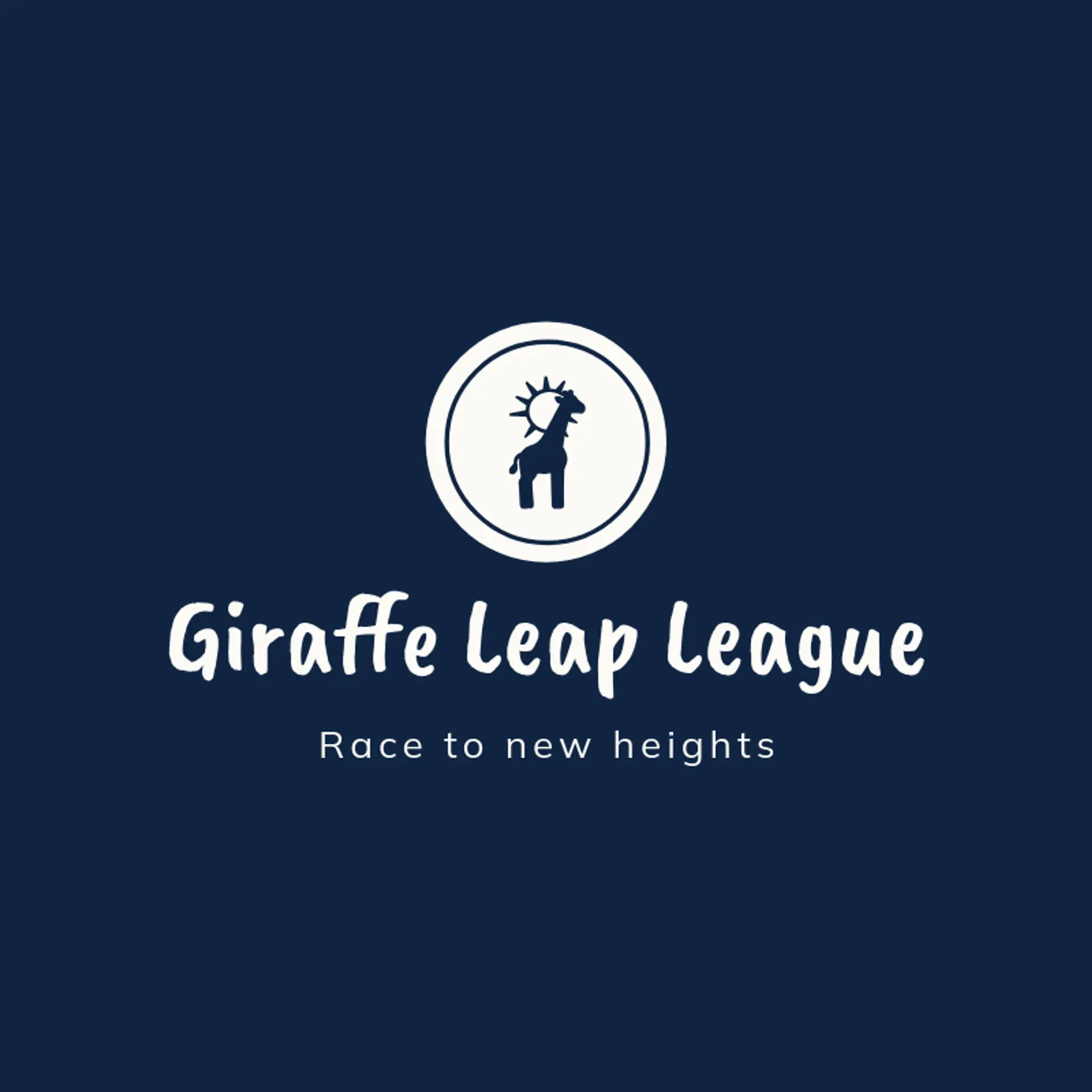 Giraffe Leap League logo for giraffe