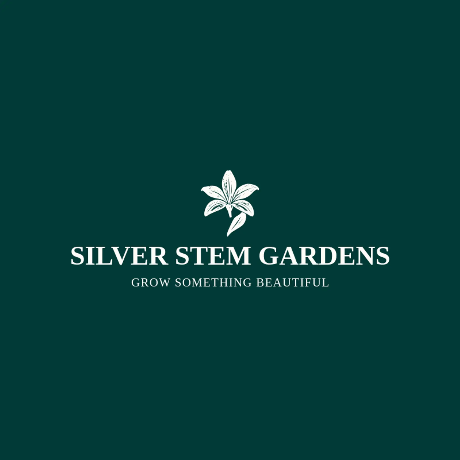 Silver Stem Gardens logo for lily