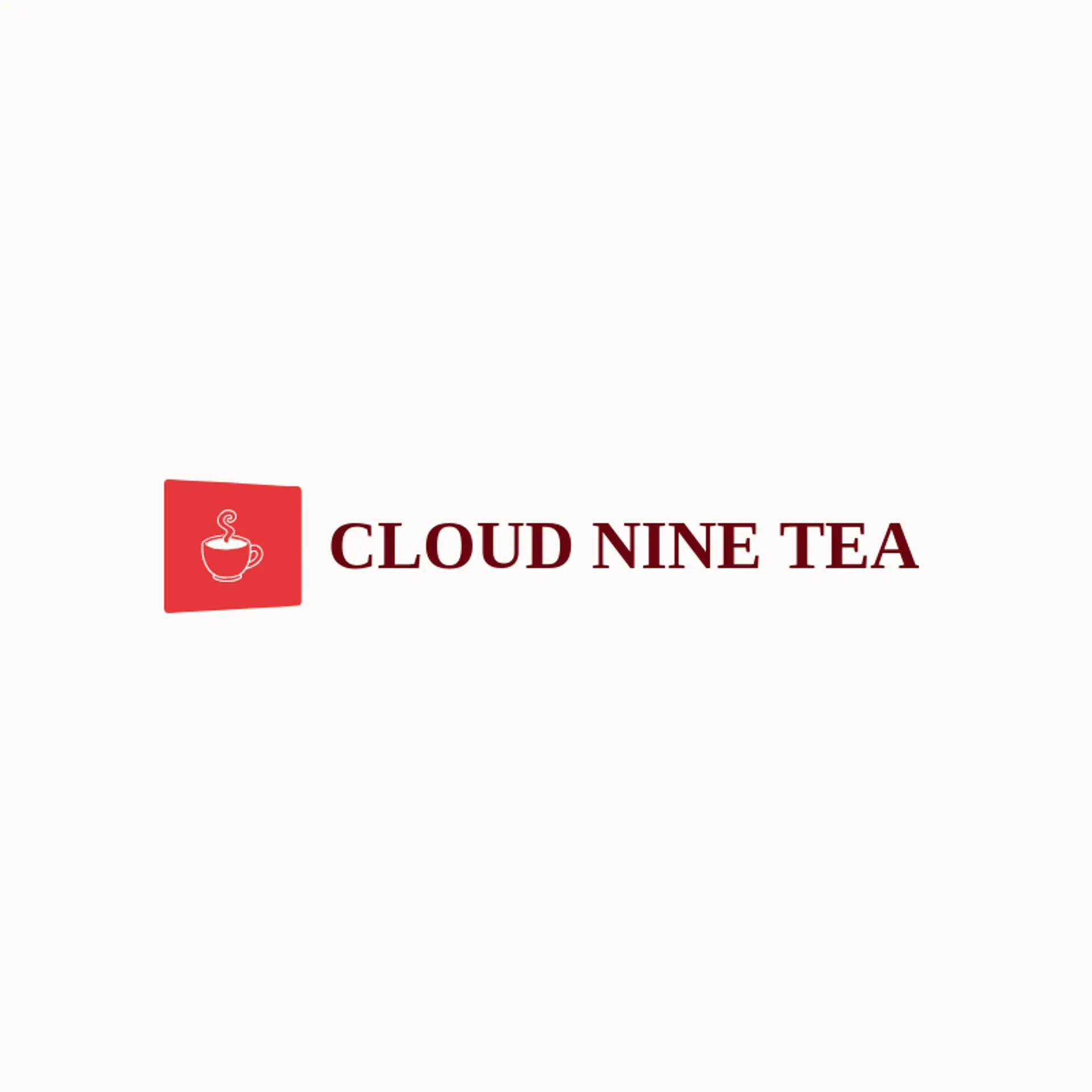 Cloud Nine Tea logo for drink