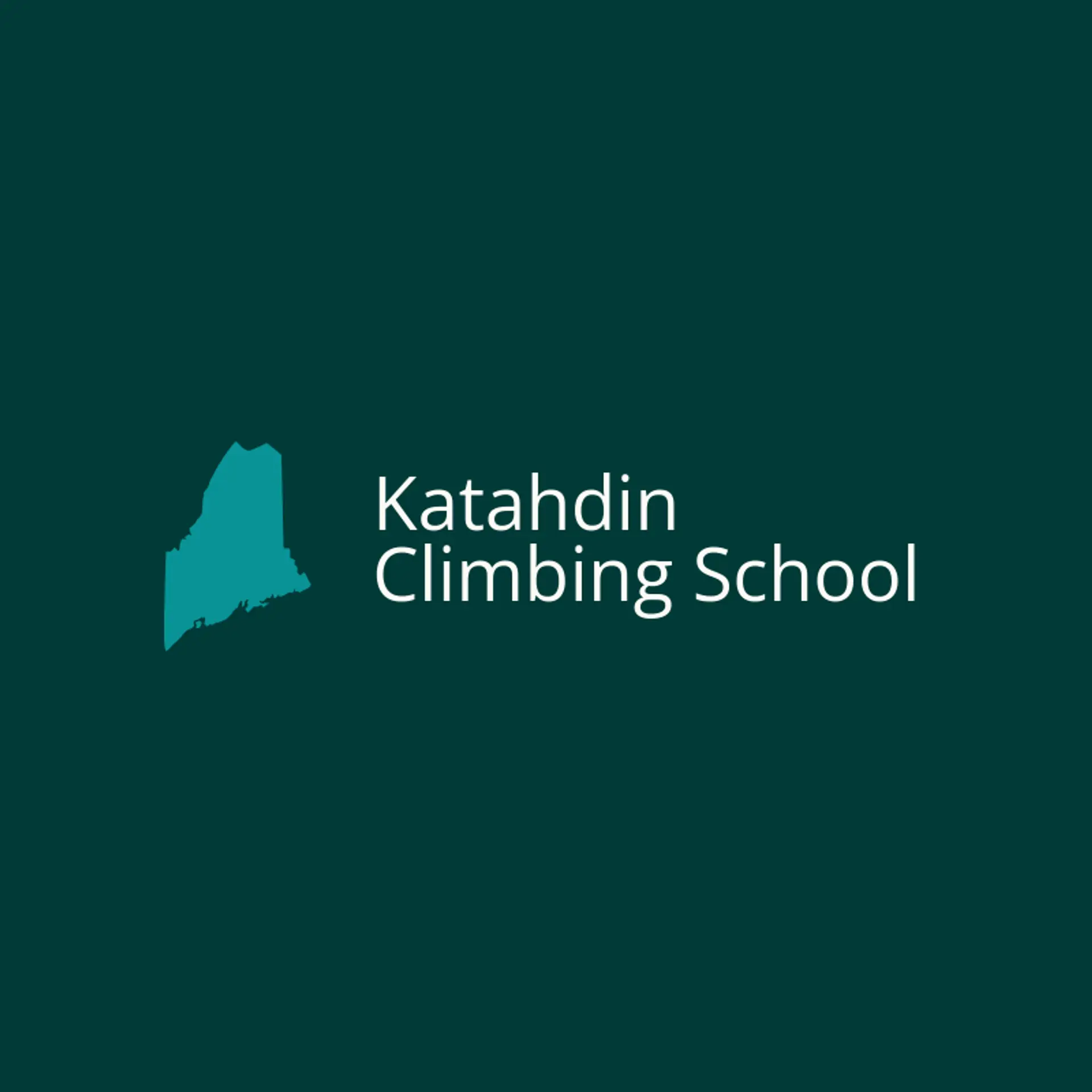 Katahdin Climbing School logo for maine
