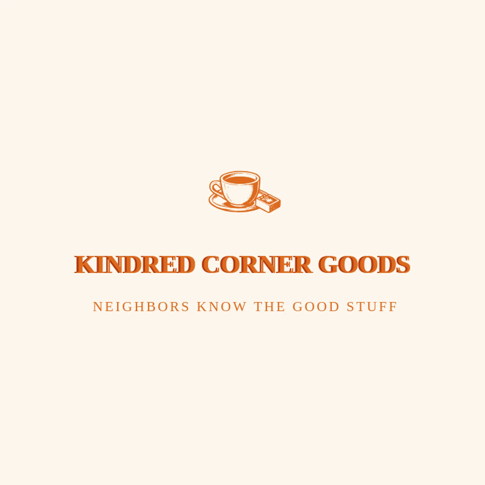 Kindred Corner Goods logo for convenience store