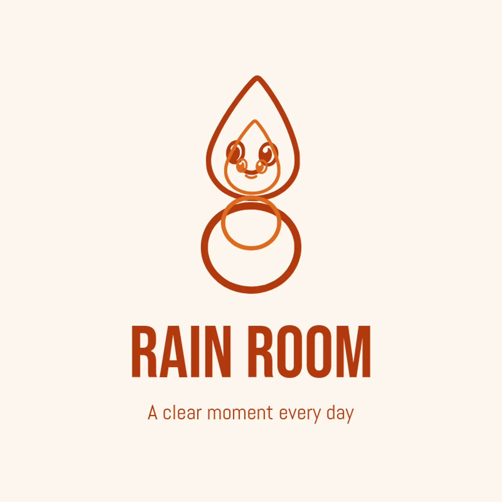 Rain Room logo for water
