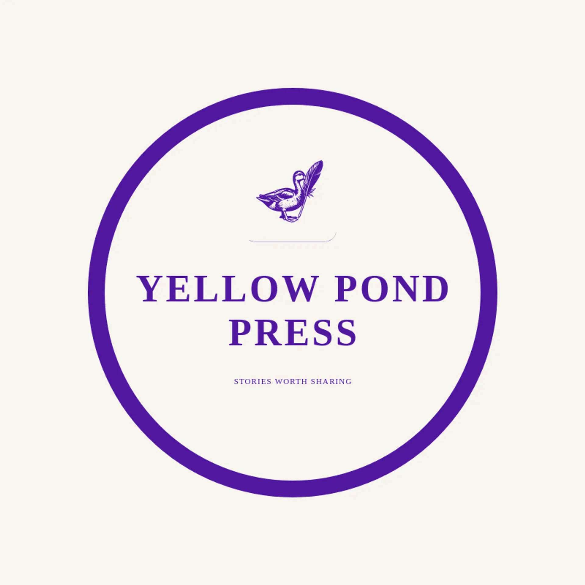 Yellow Pond Press logo for duck