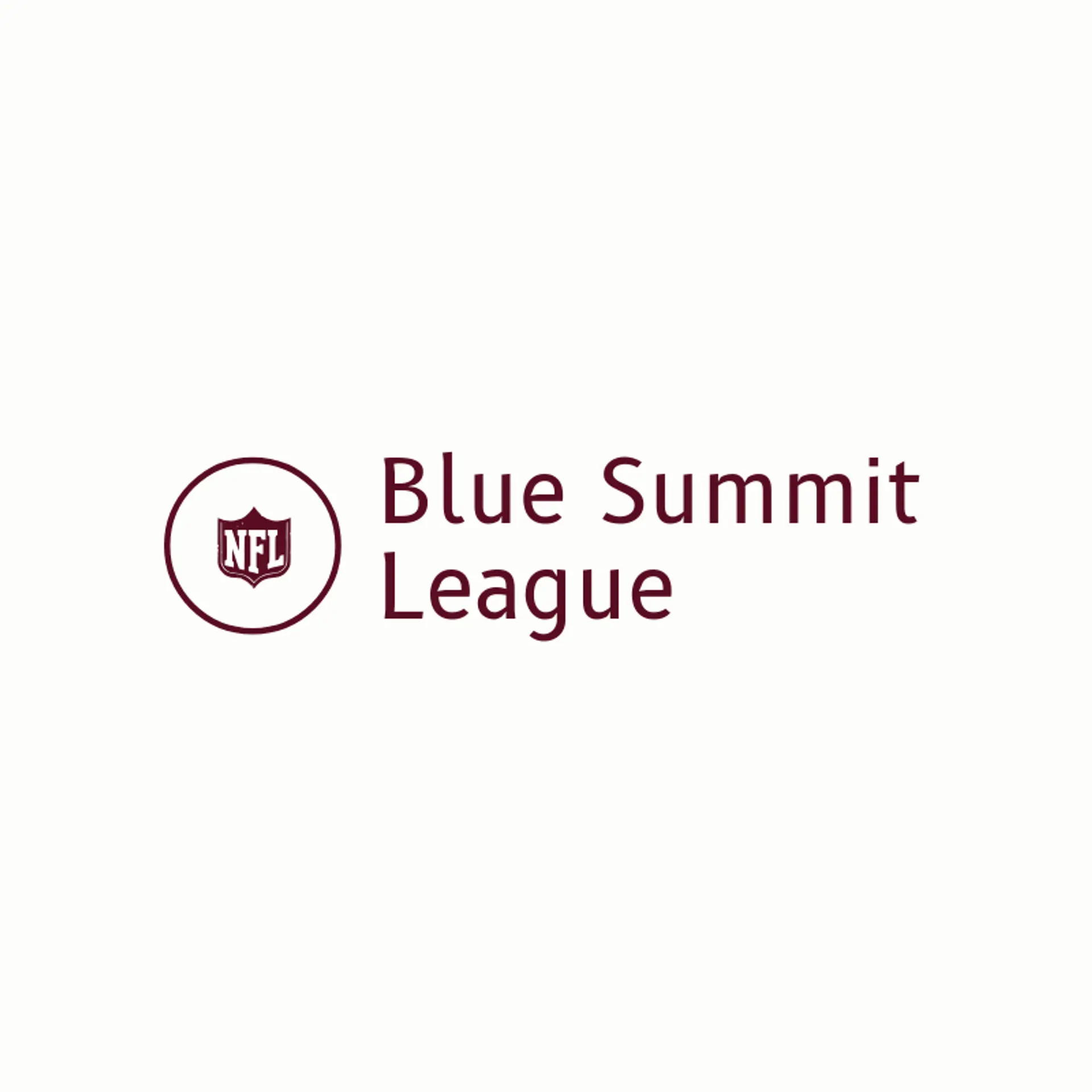 Blue Summit League logo for league