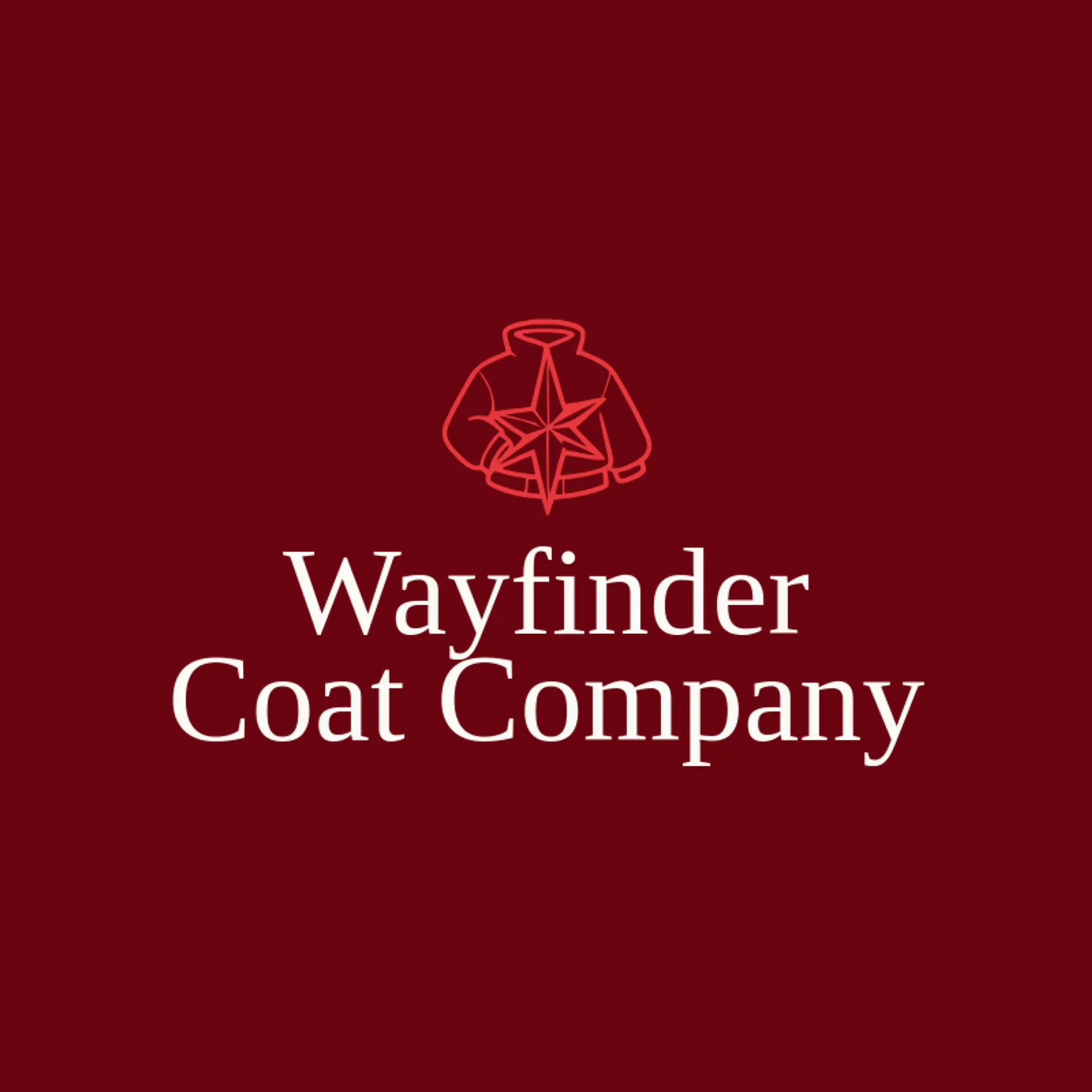 Wayfinder Coat Company logo for jacket