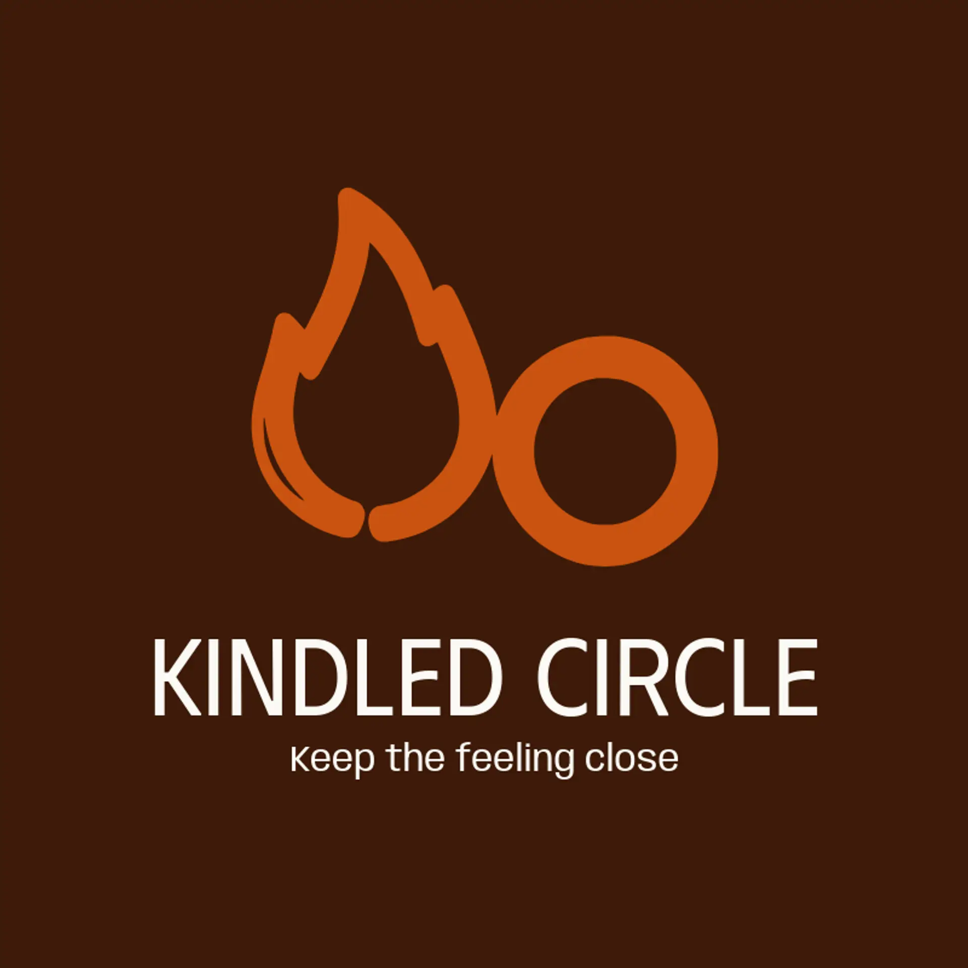 Kindled Circle logo for ring