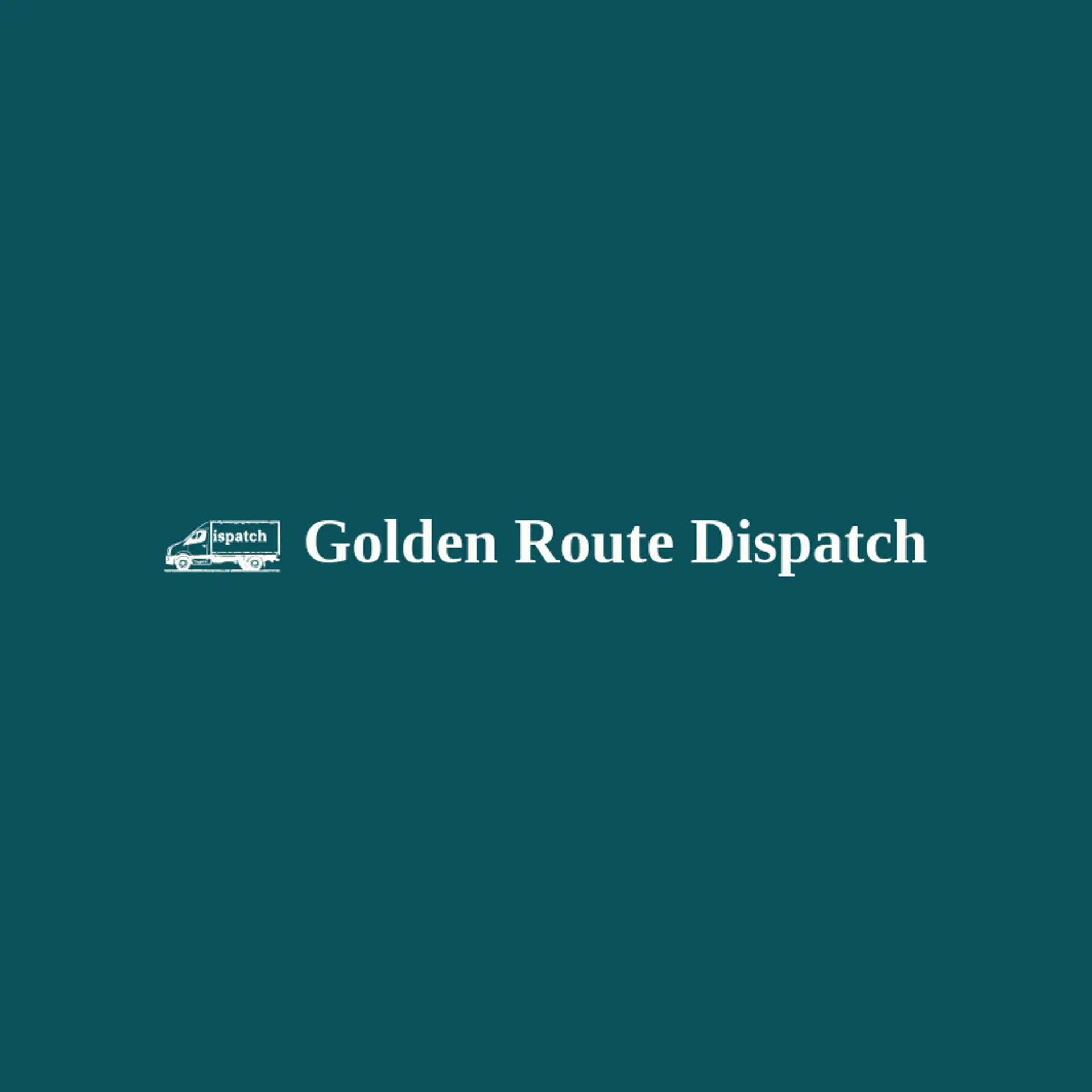 Golden Route Dispatch logo for dispatch