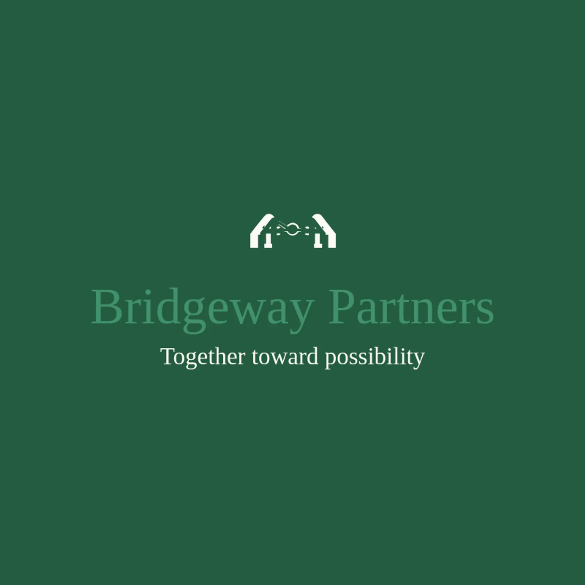 Bridgeway Partners logo for social work