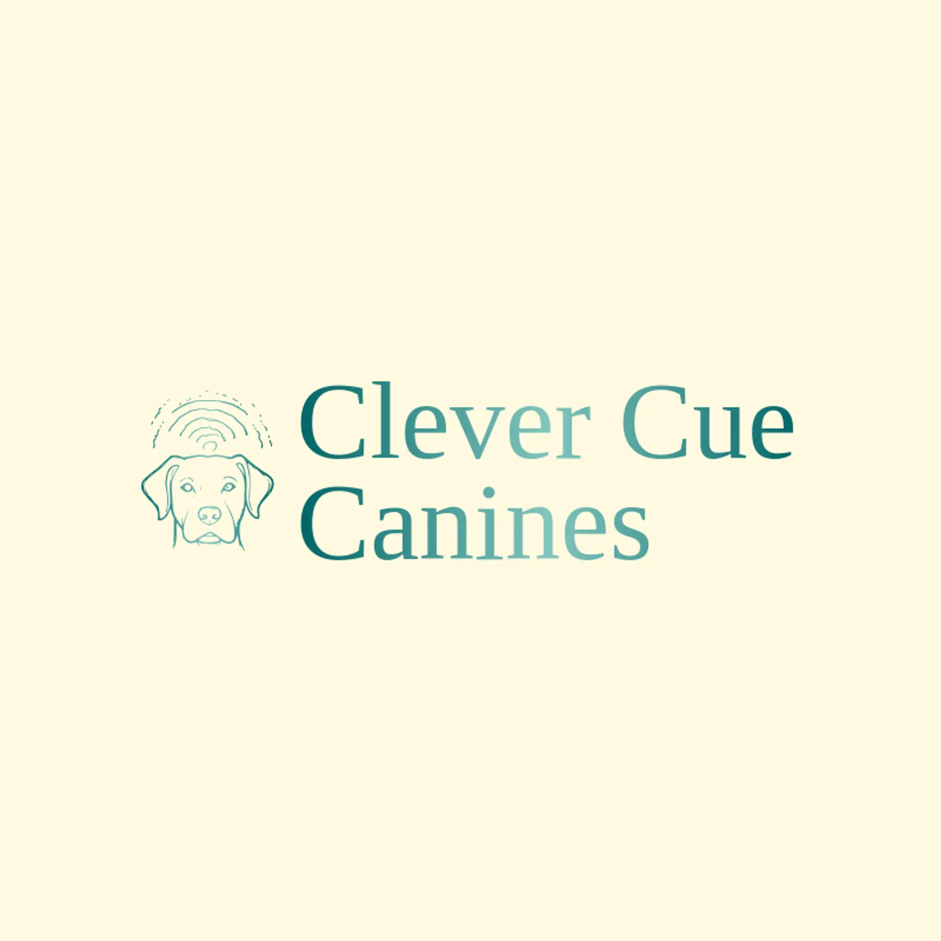 Clever Cue Canines logo for dog training