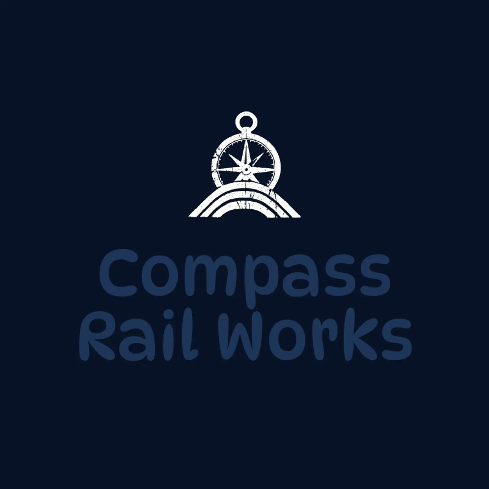Compass Rail Works logo for railway