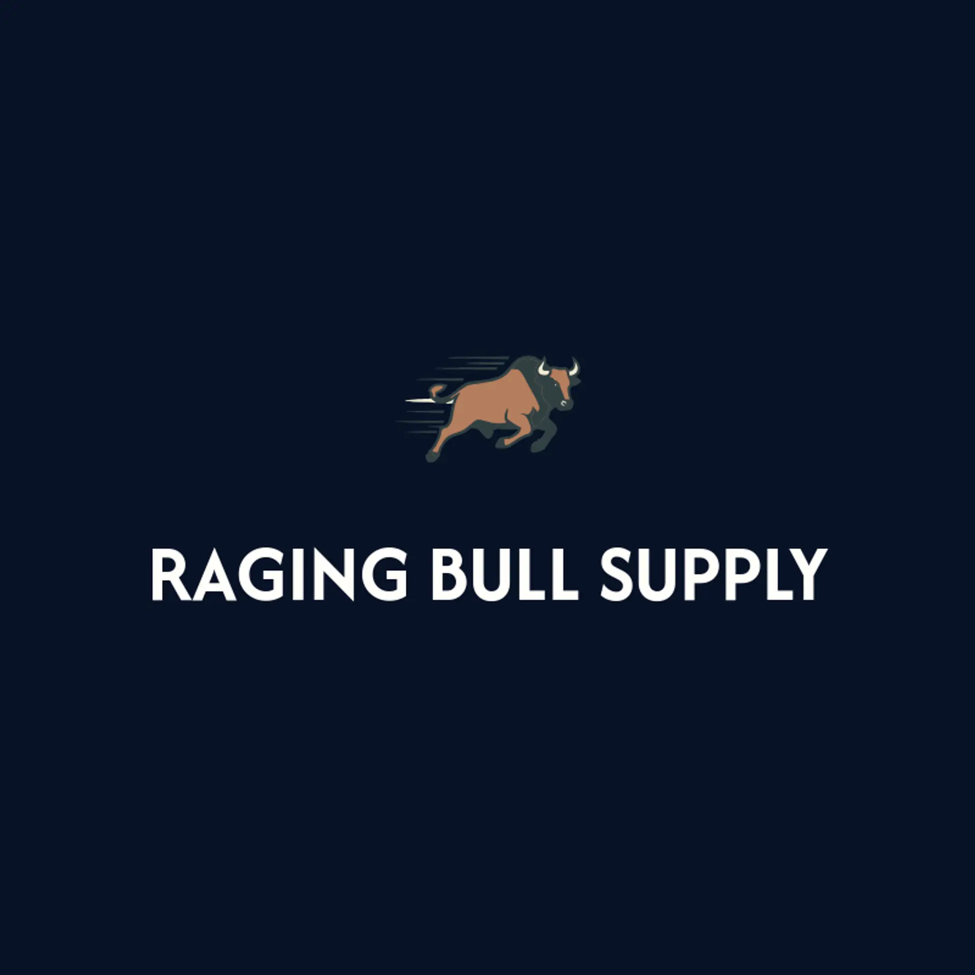 Raging Bull Supply logo for bull