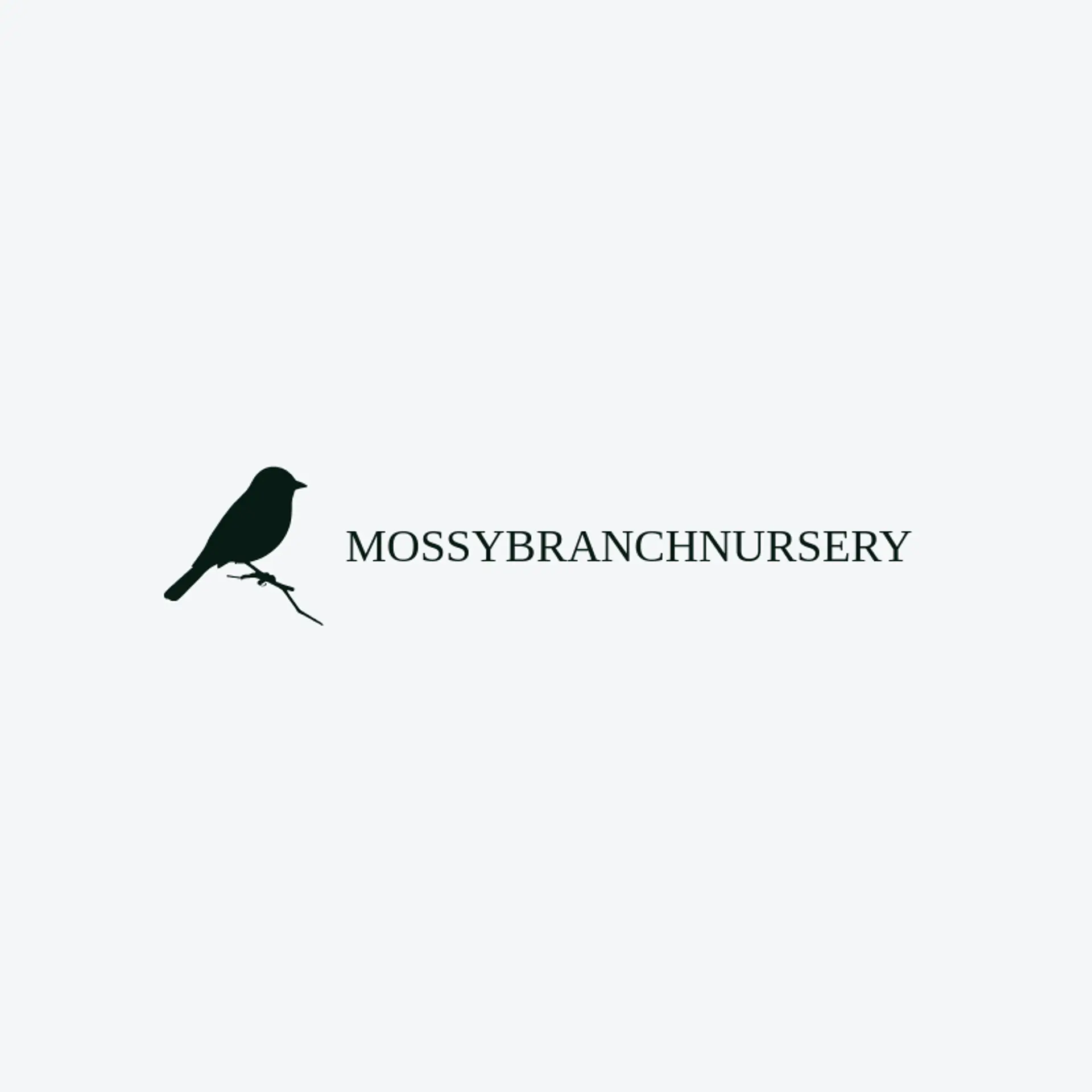Mossy Branch Nursery logo for sparrow