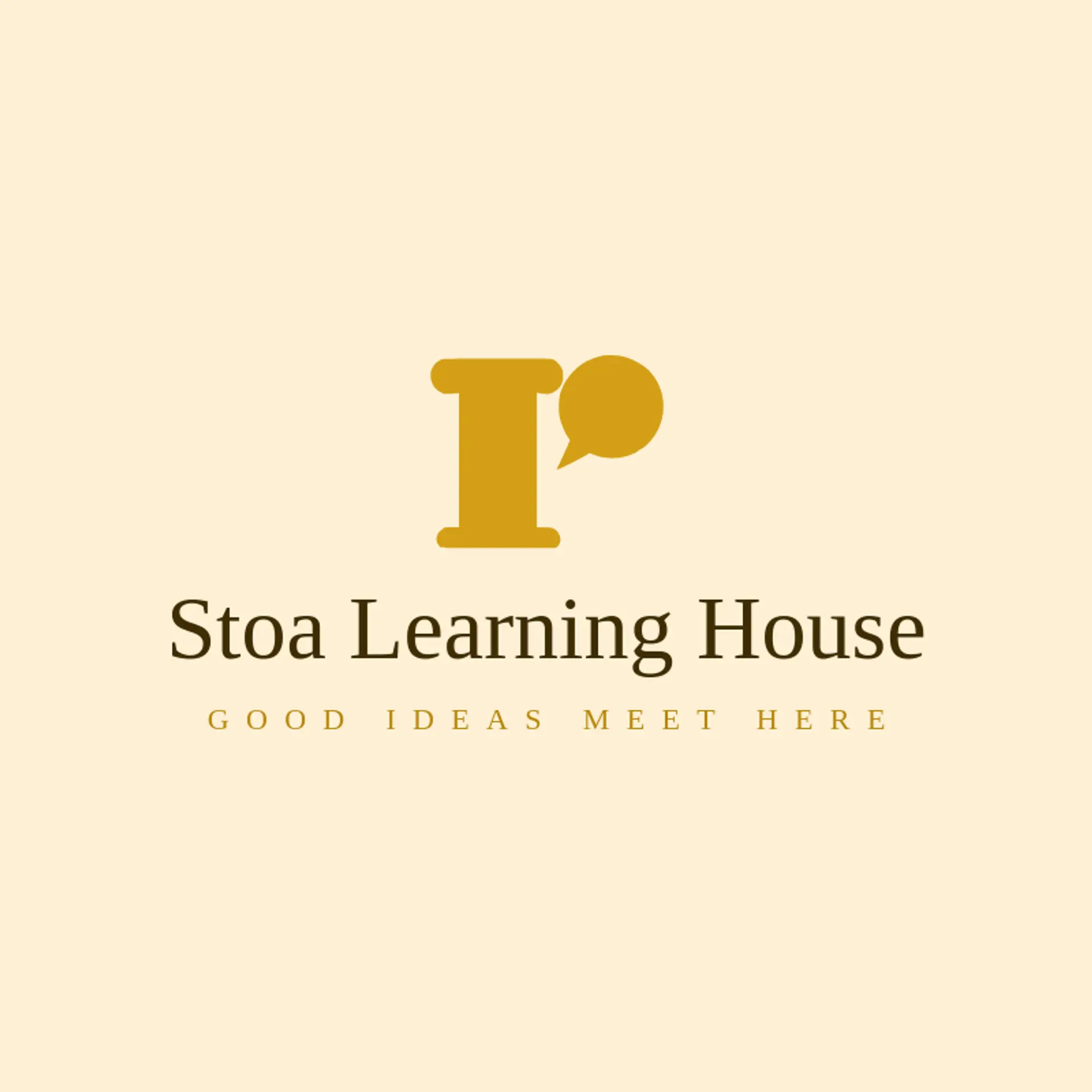 Stoa Learning House logo for greek