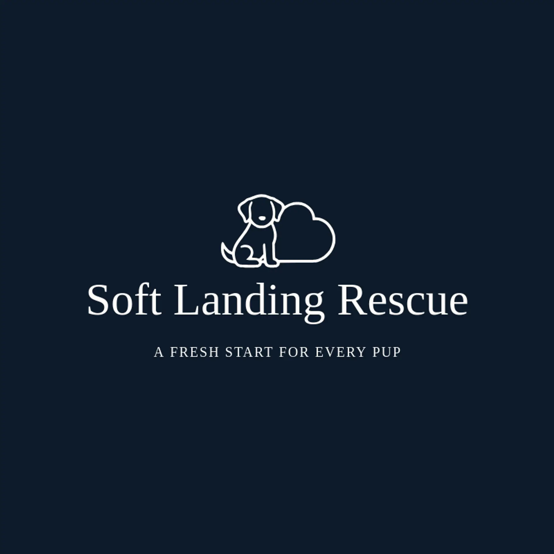 Soft Landing Rescue logo for puppy