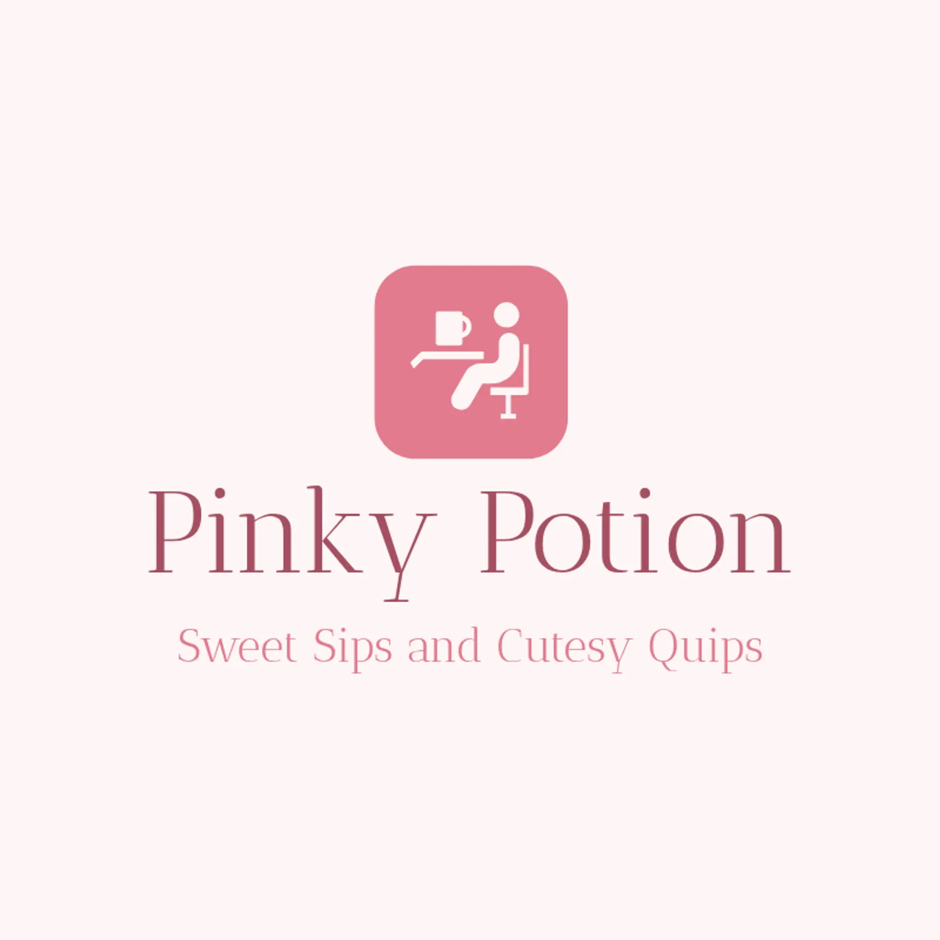 Pinky Pastry logo for cute cafe