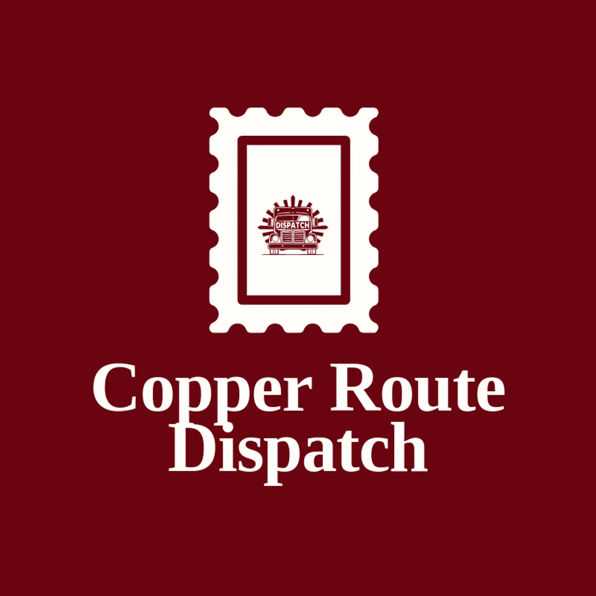 Copper Route Dispatch logo for dispatch