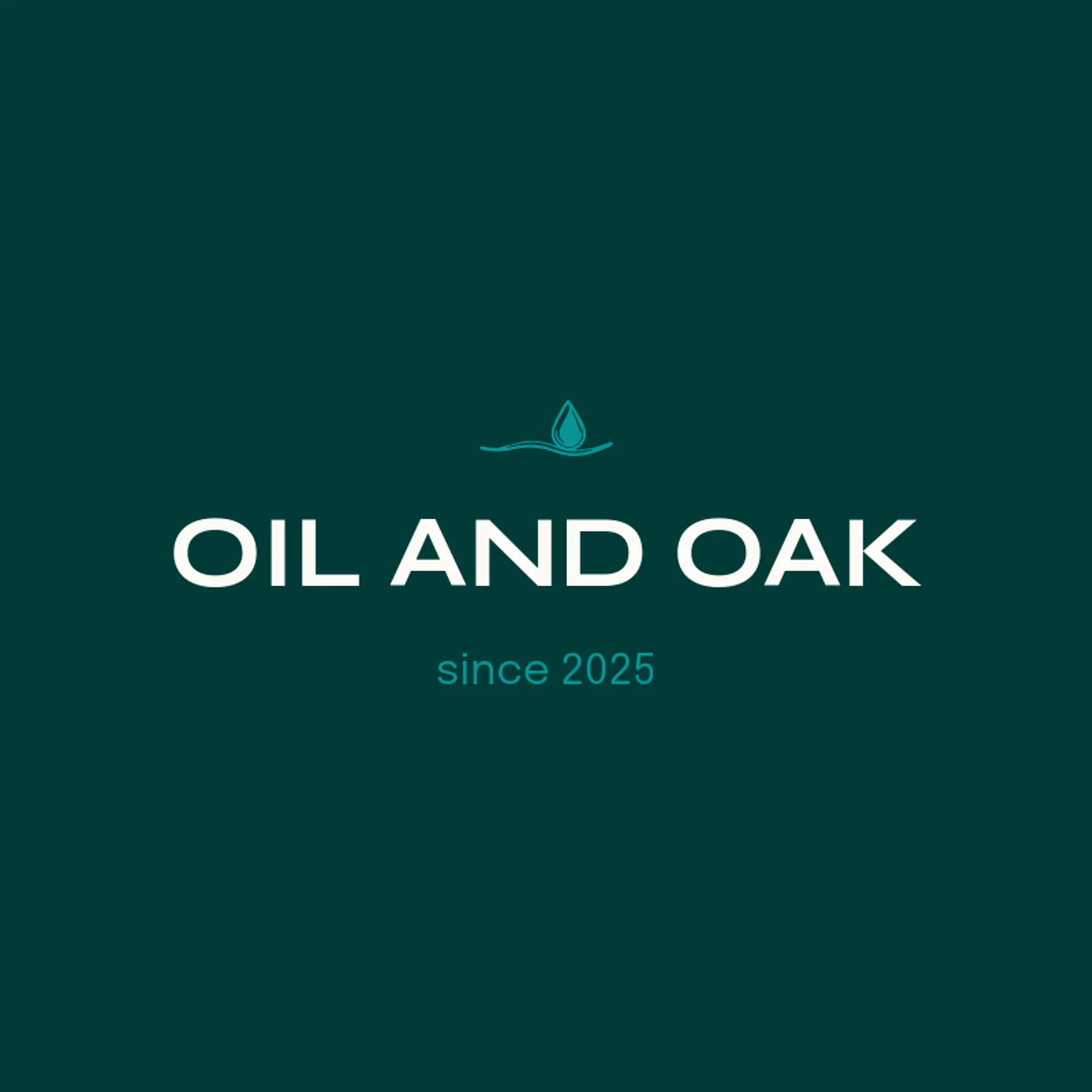 Oil And Oak logo for motor shop
