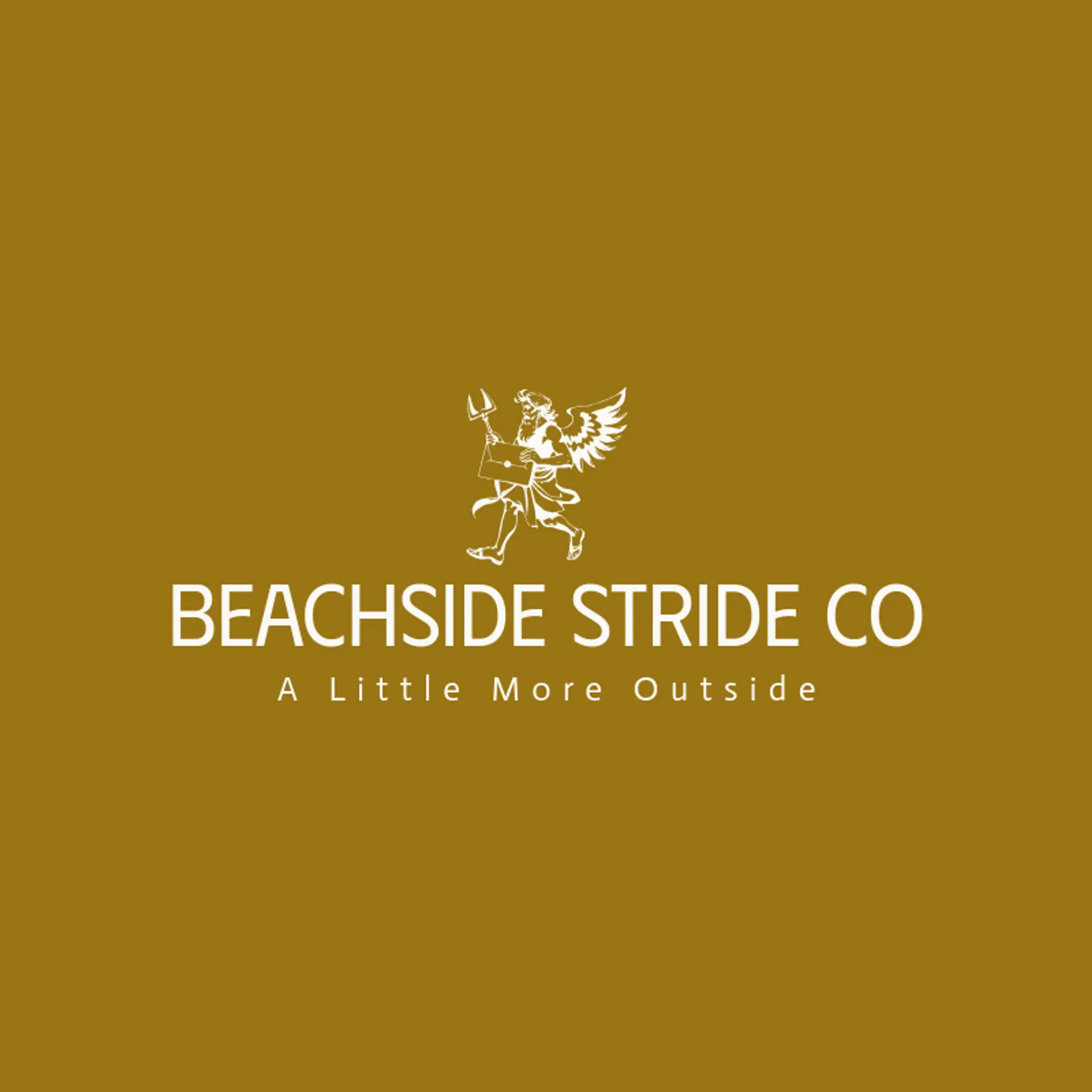 Beachside Stride Co logo for sandals