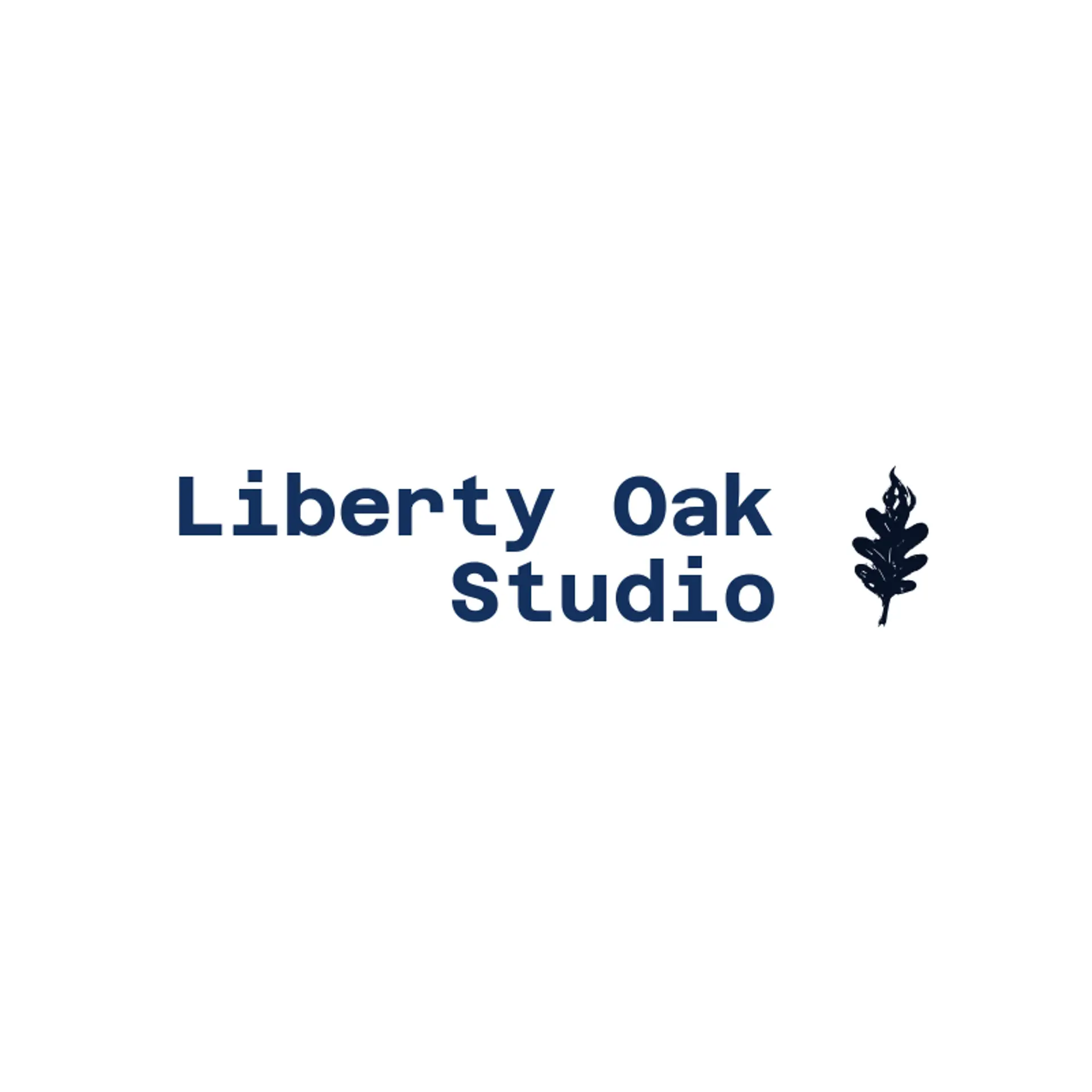 Liberty Oak Studio logo for american