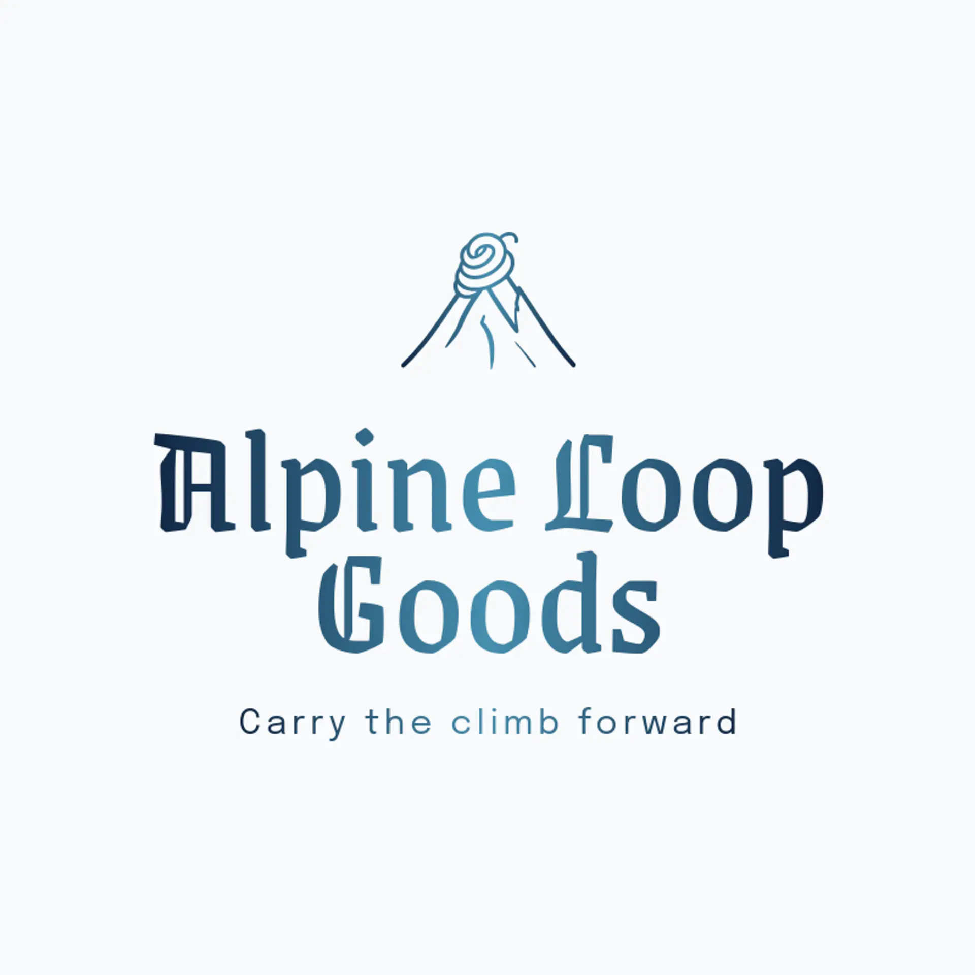 Alpine Loop Goods logo for summit