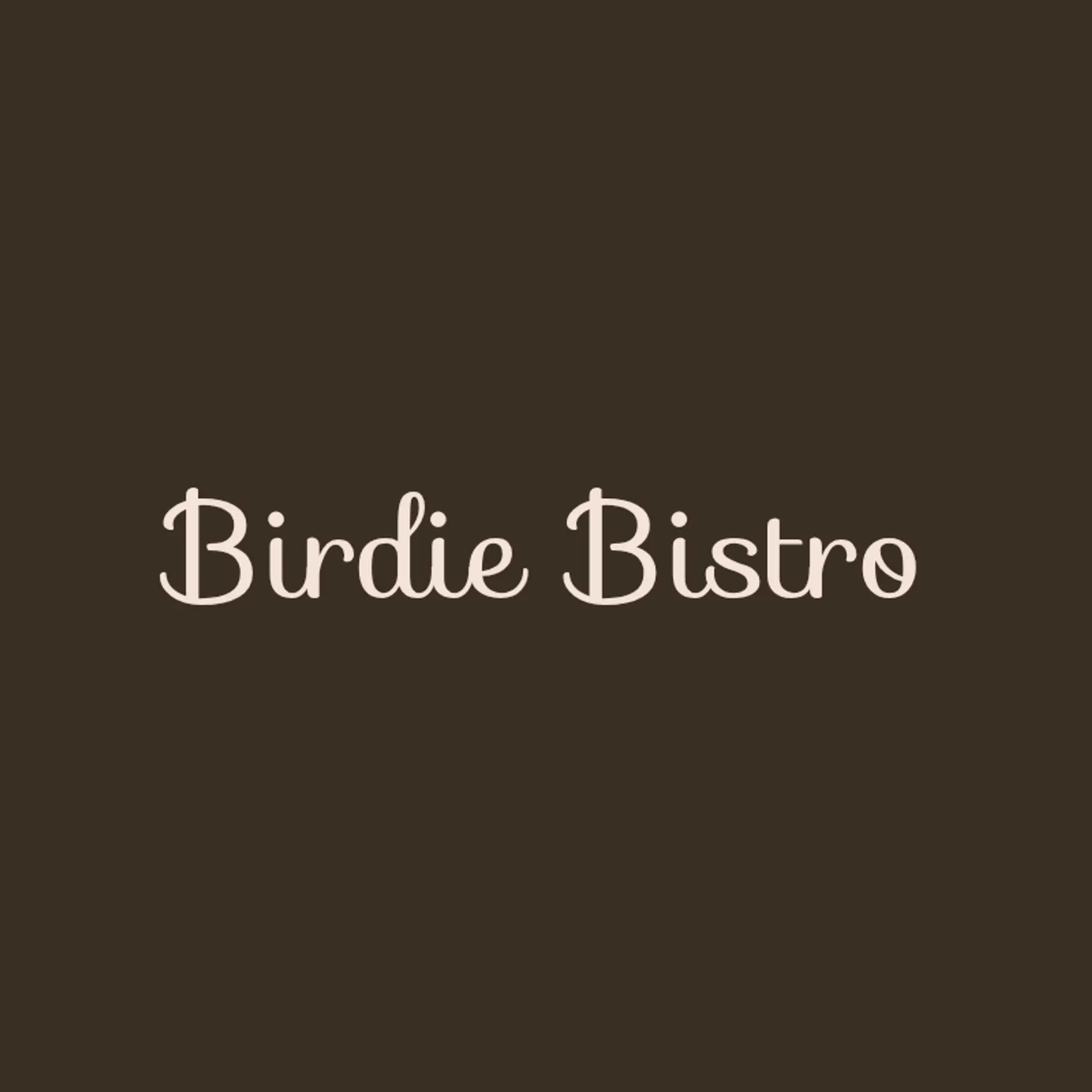 Birdie Bistro logo for chicken restaurant