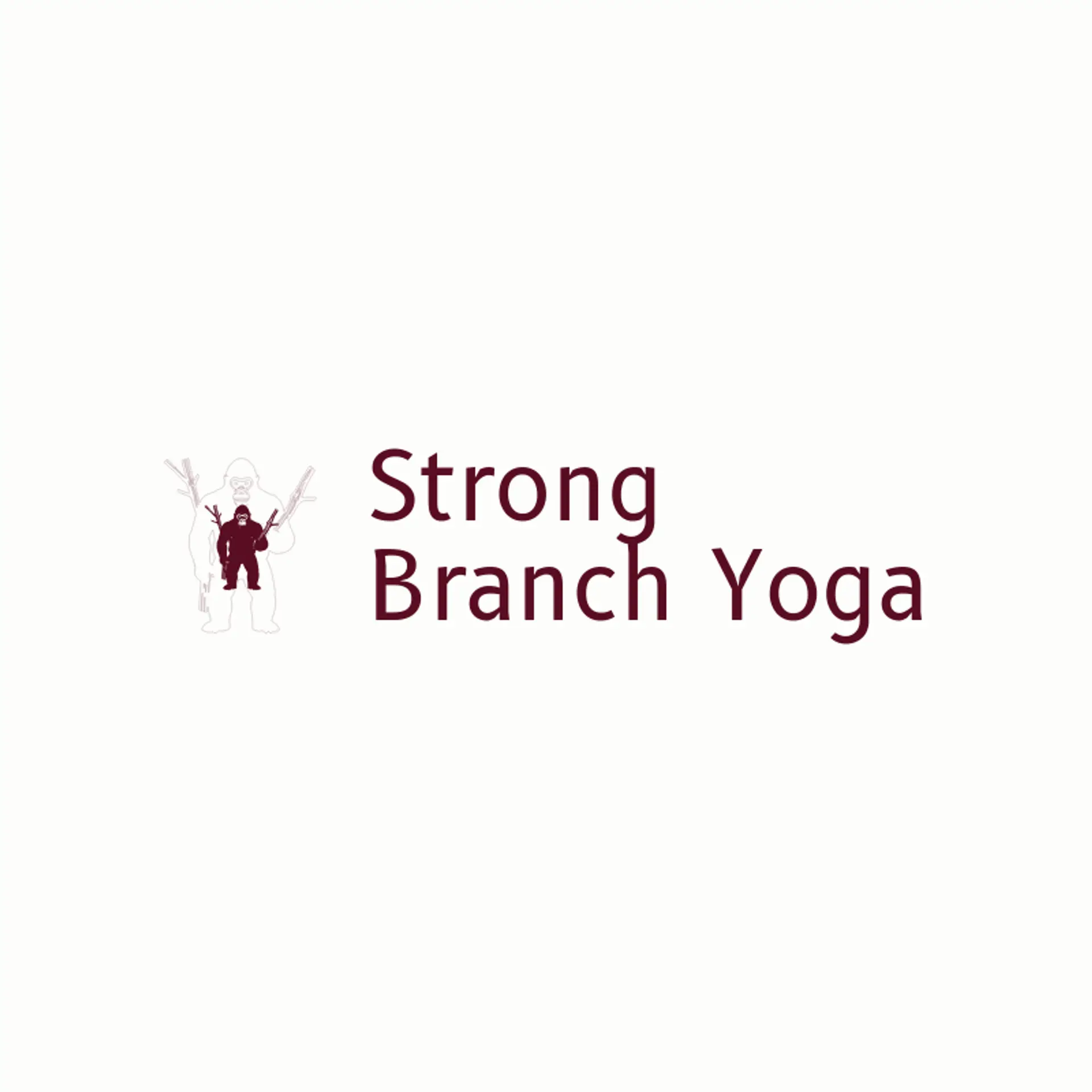 Strong Branch Yoga logo for gorilla