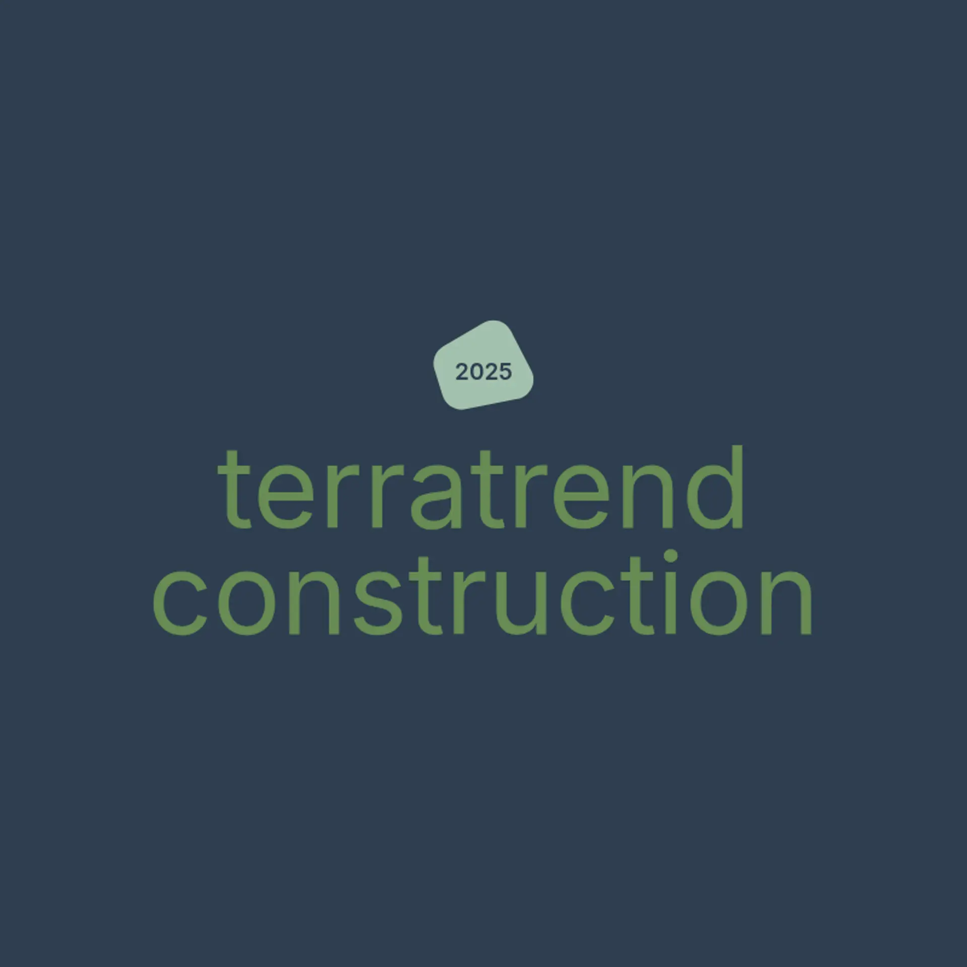 TerraTrend Construction logo for construction and landscaping