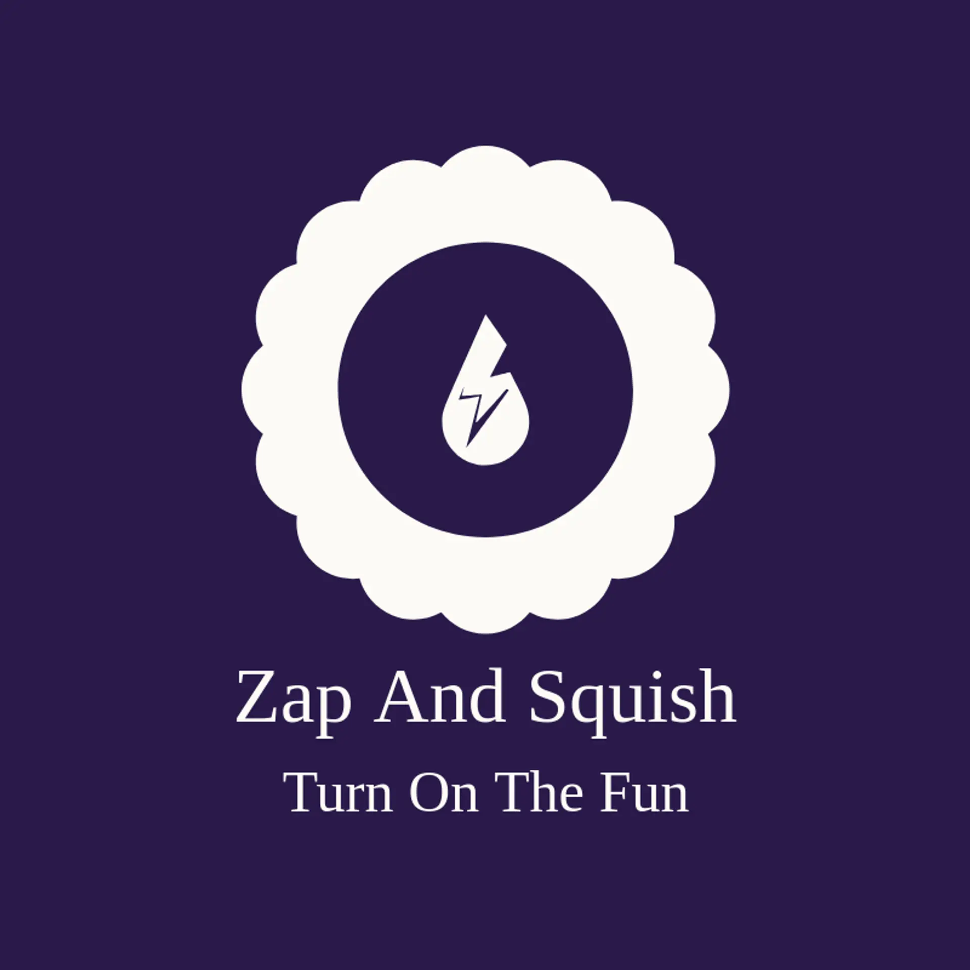 Zap And Squish logo for slime