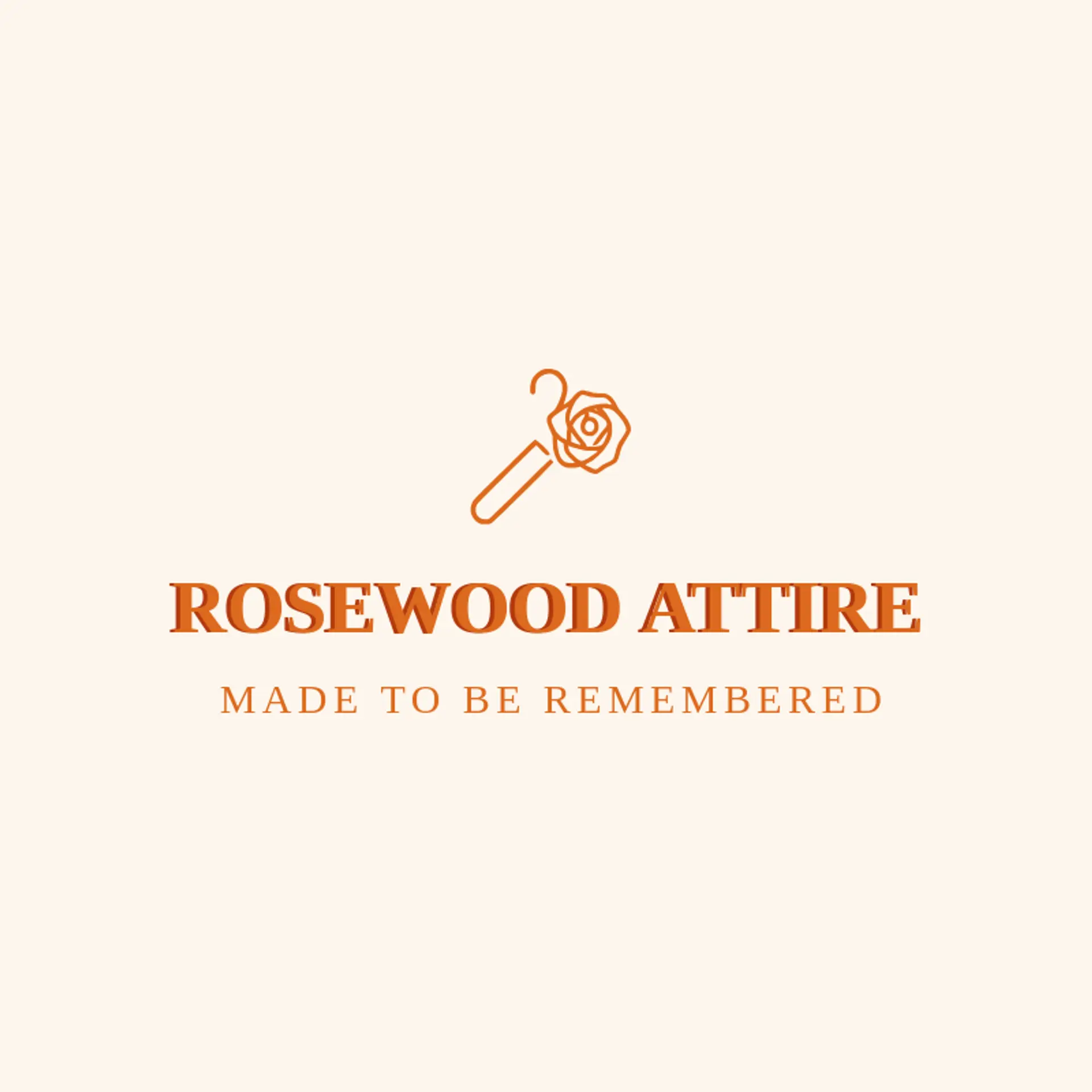Rosewood Attire logo for clothing store