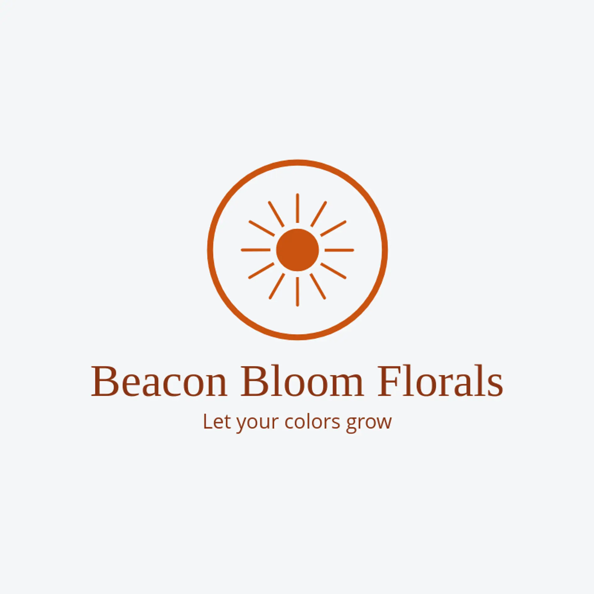 Beacon Bloom Florals logo for rays