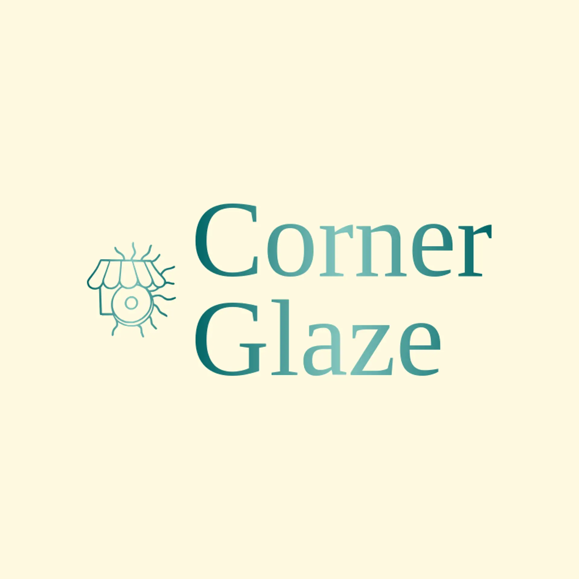 Corner Glaze logo for donut