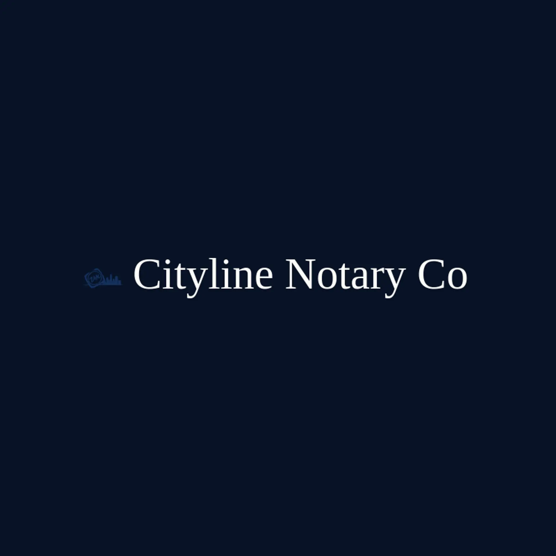 Cityline Notary Co logo for notary public