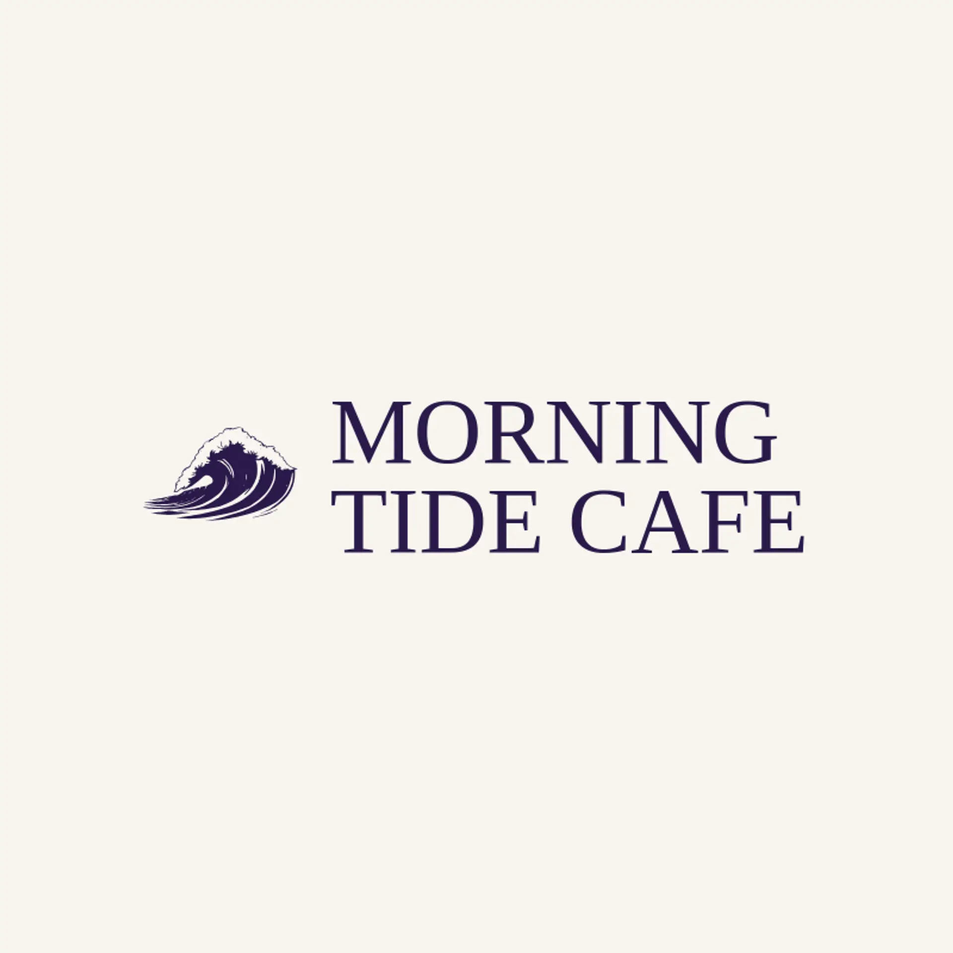 Morning Tide Cafe logo for tide