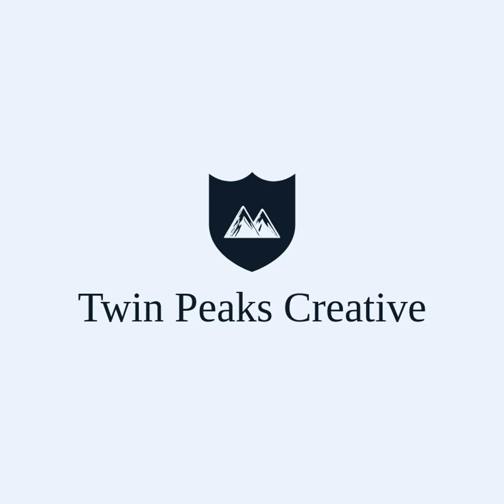 Twin Peaks Creative logo for symmetry