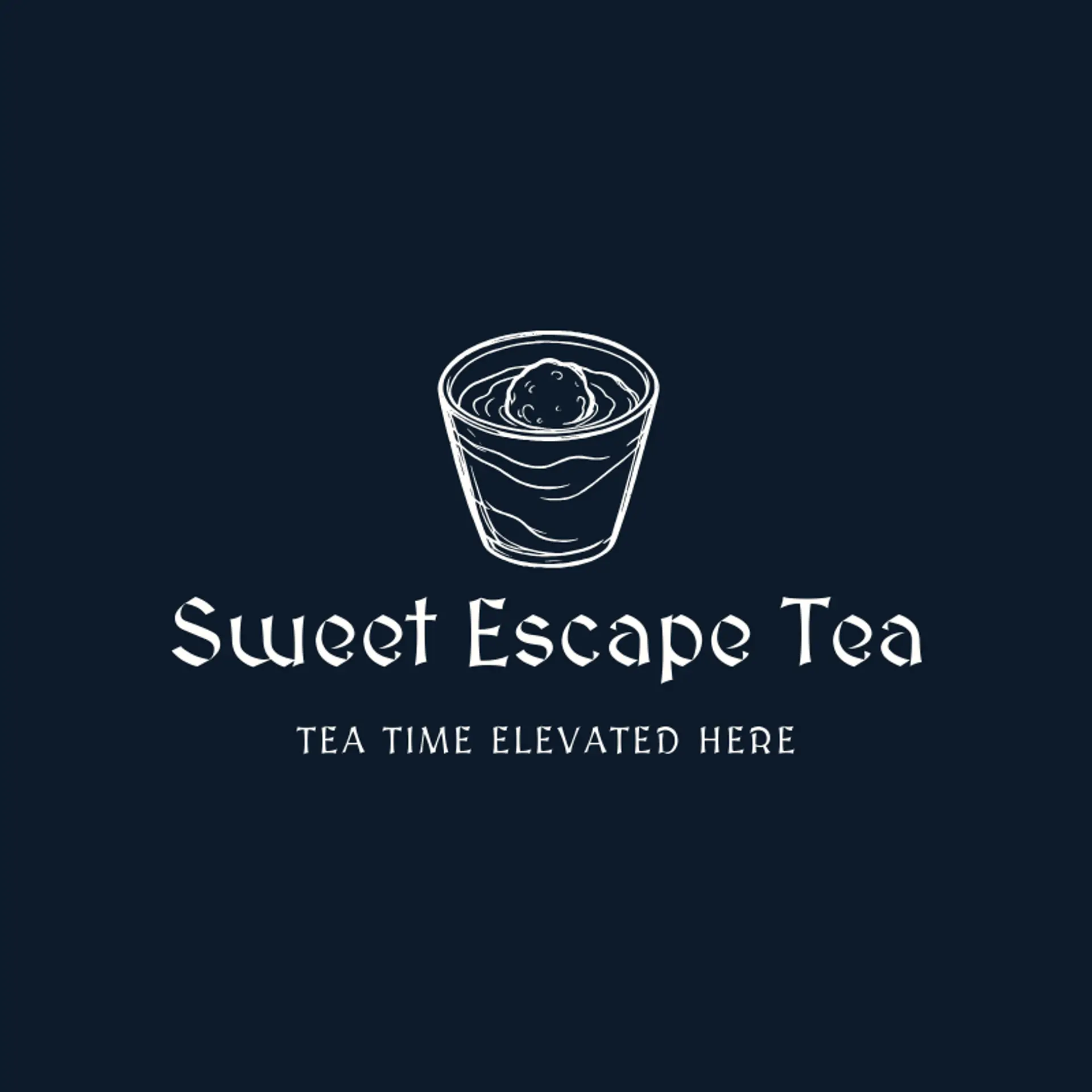 Sweet Escape Tea logo for milk tea