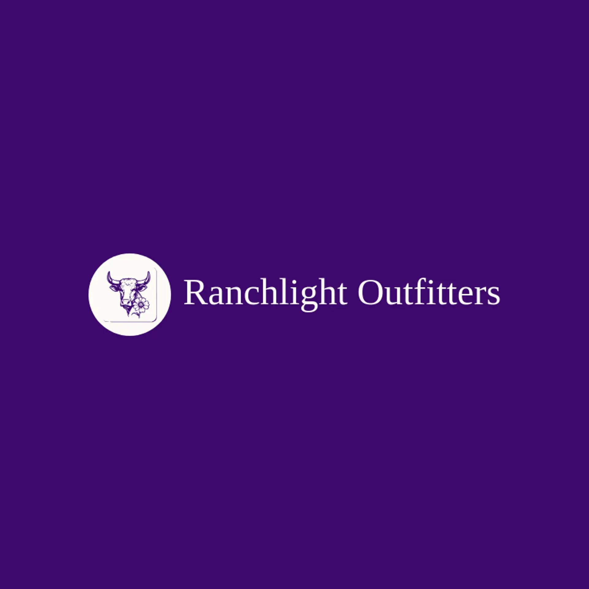 Ranchlight Outfitters logo for longhorn