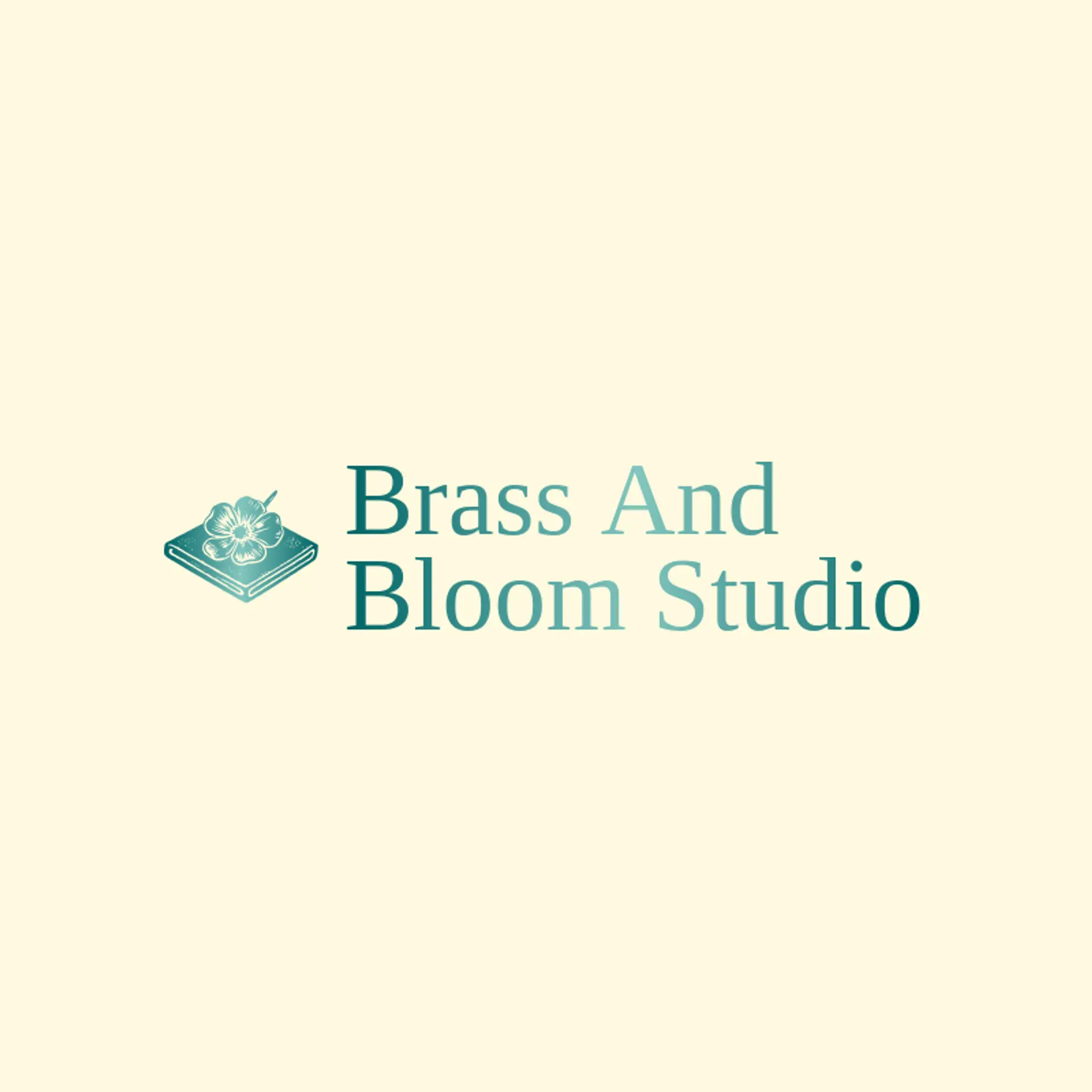 Brass and Bloom Studio logo for artisan