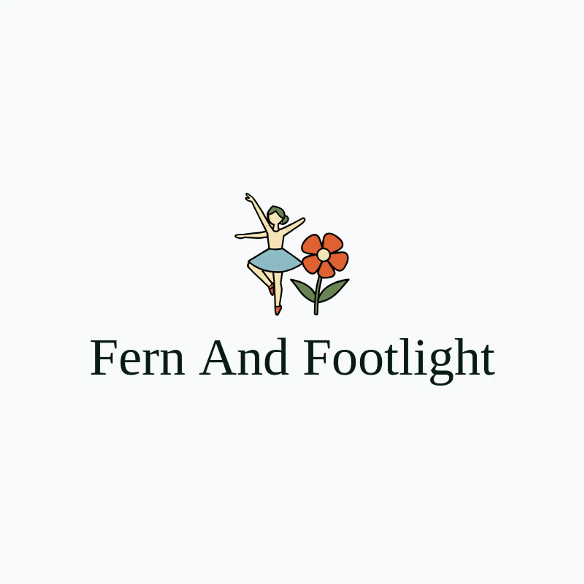 Fern and Footlight logo for dancer