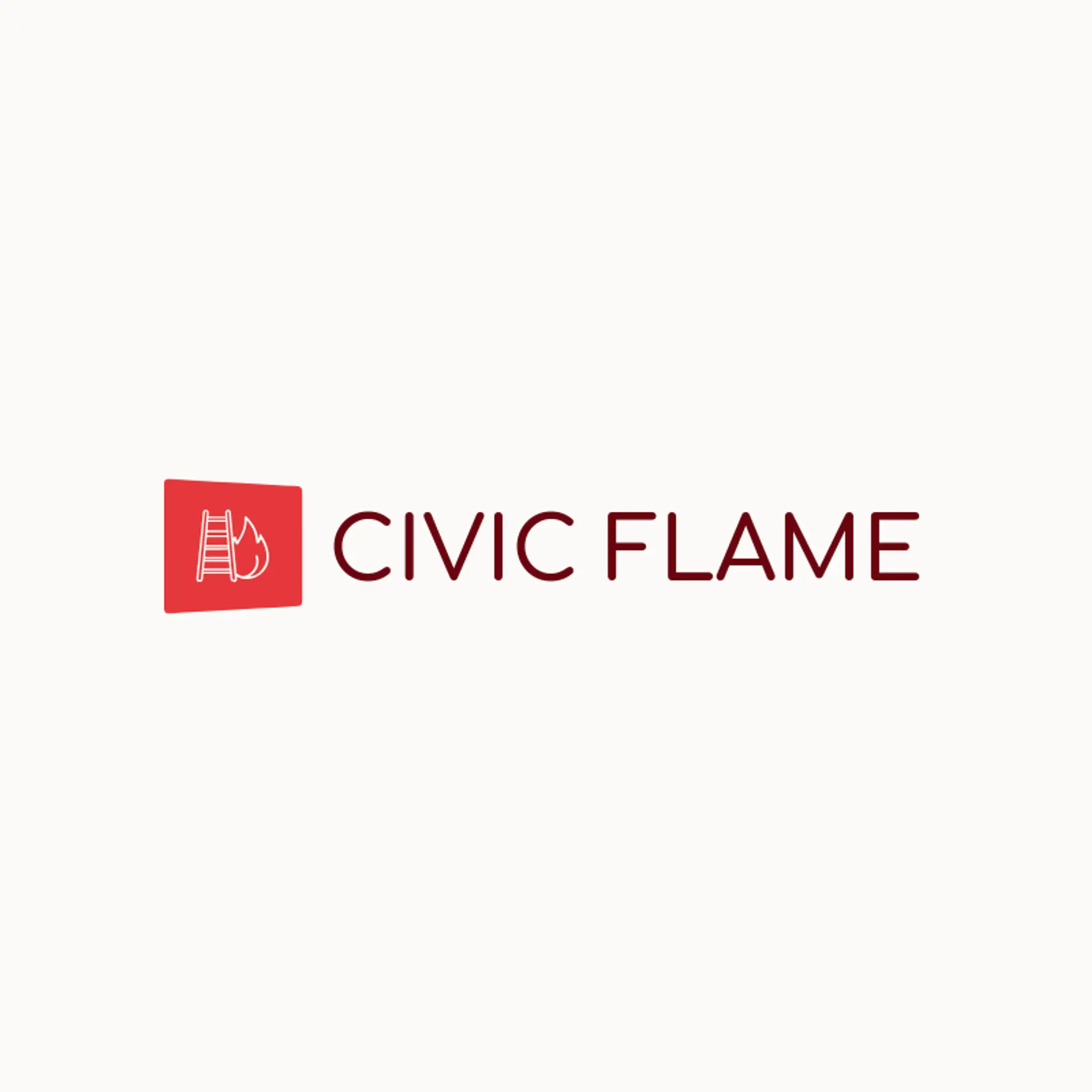 Civic Flame logo for firefighter