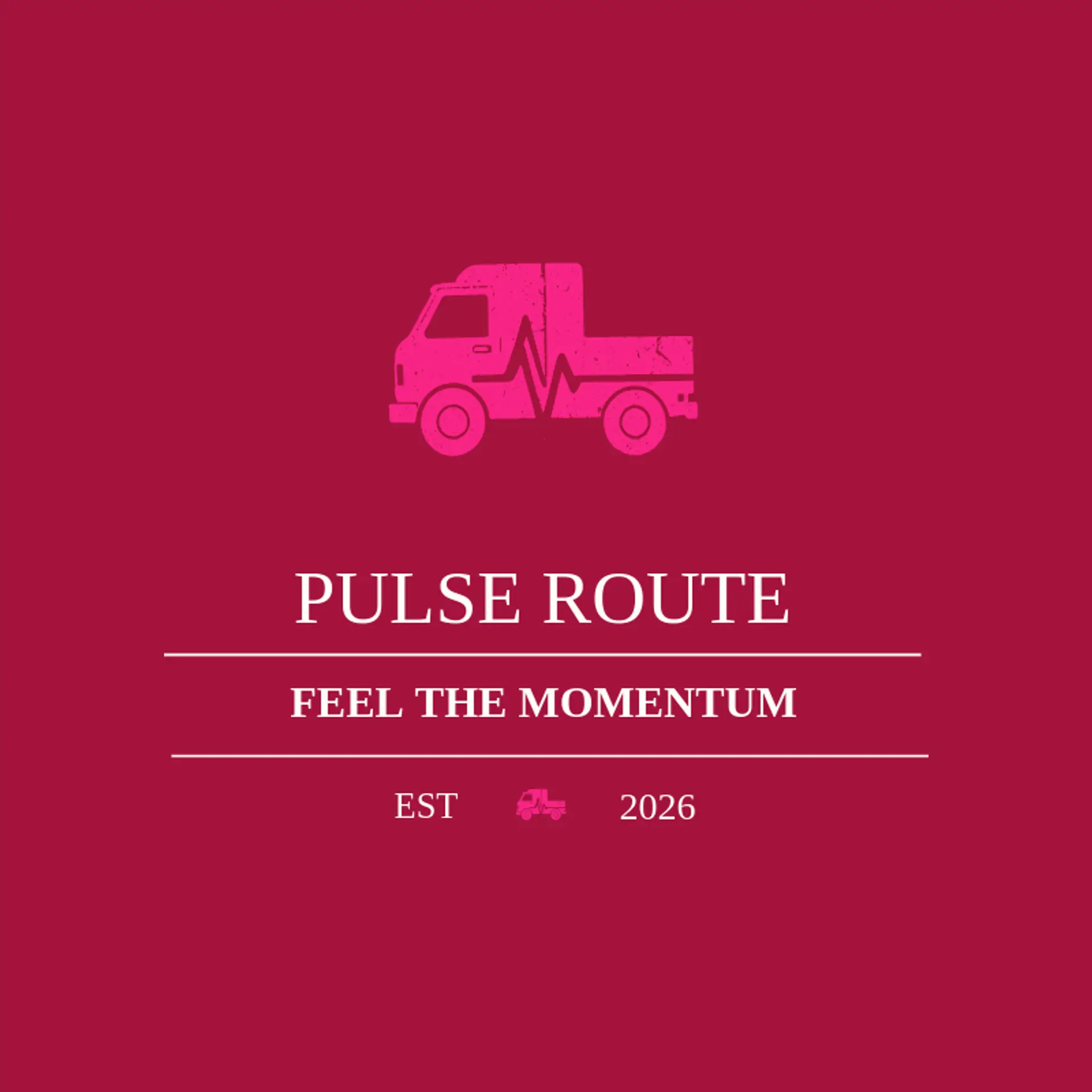 Pulse Route logo for transportation