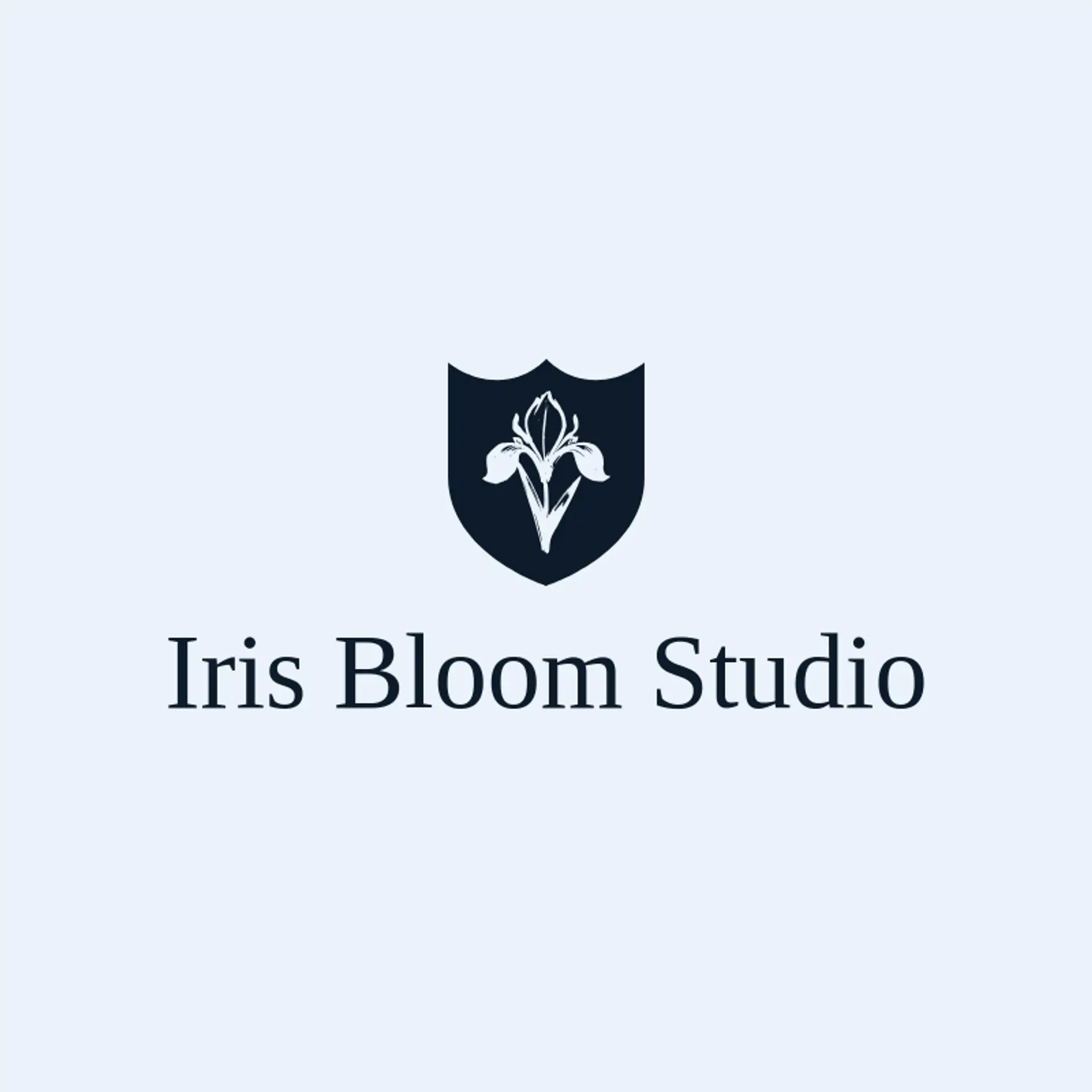 Iris Bloom Studio logo for greek