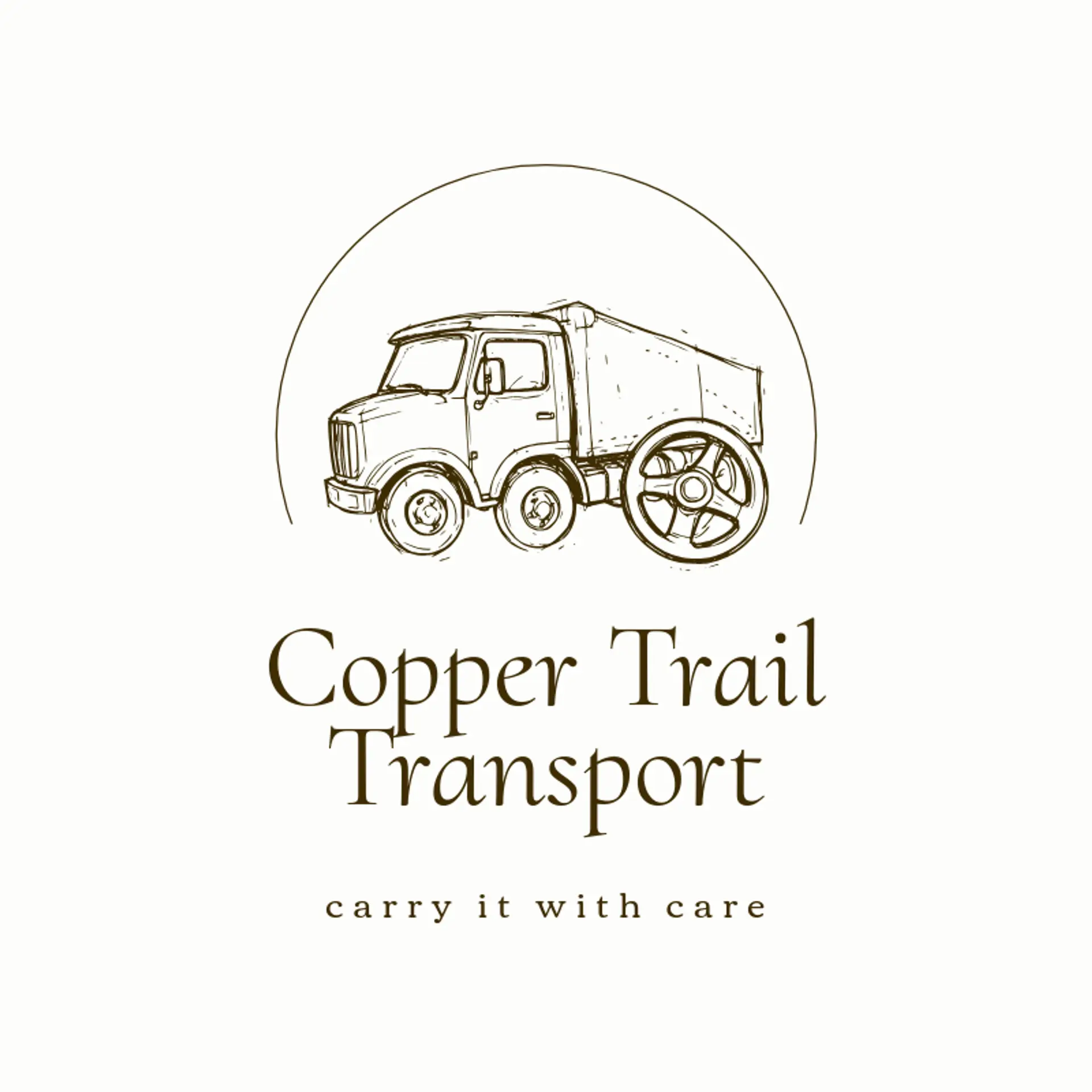 Copper Trail Transport logo for truck