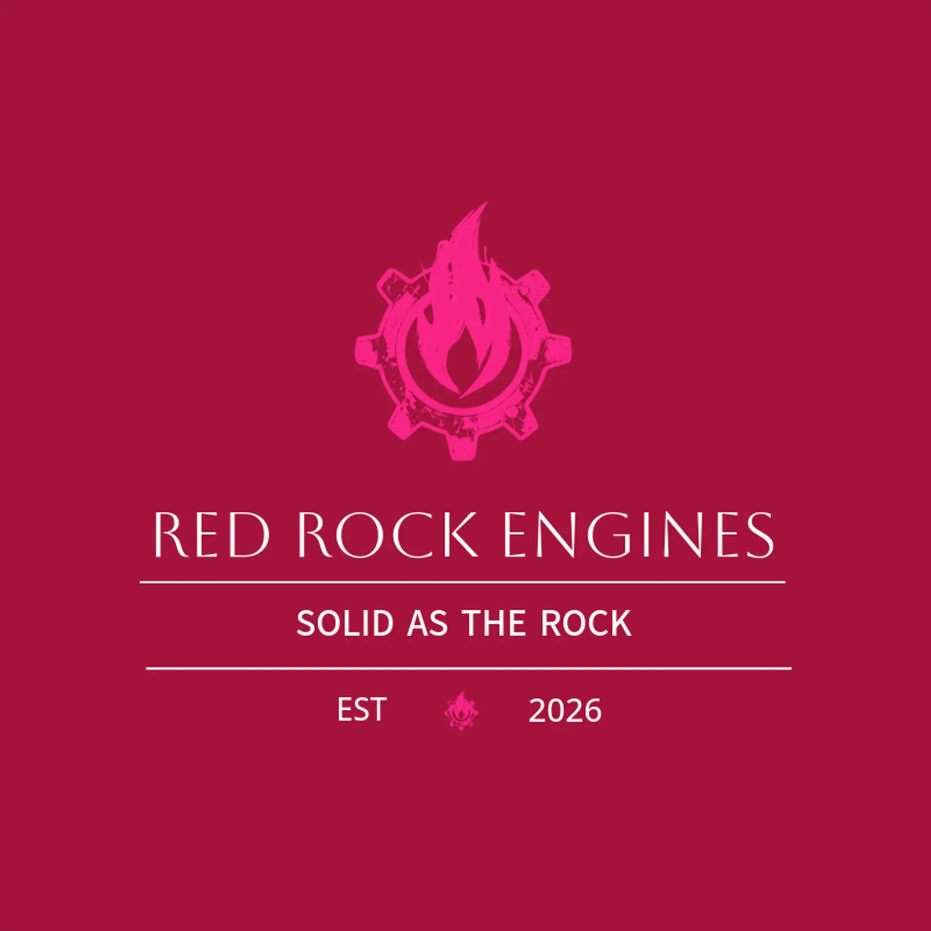 Red Rock Engines logo for engine